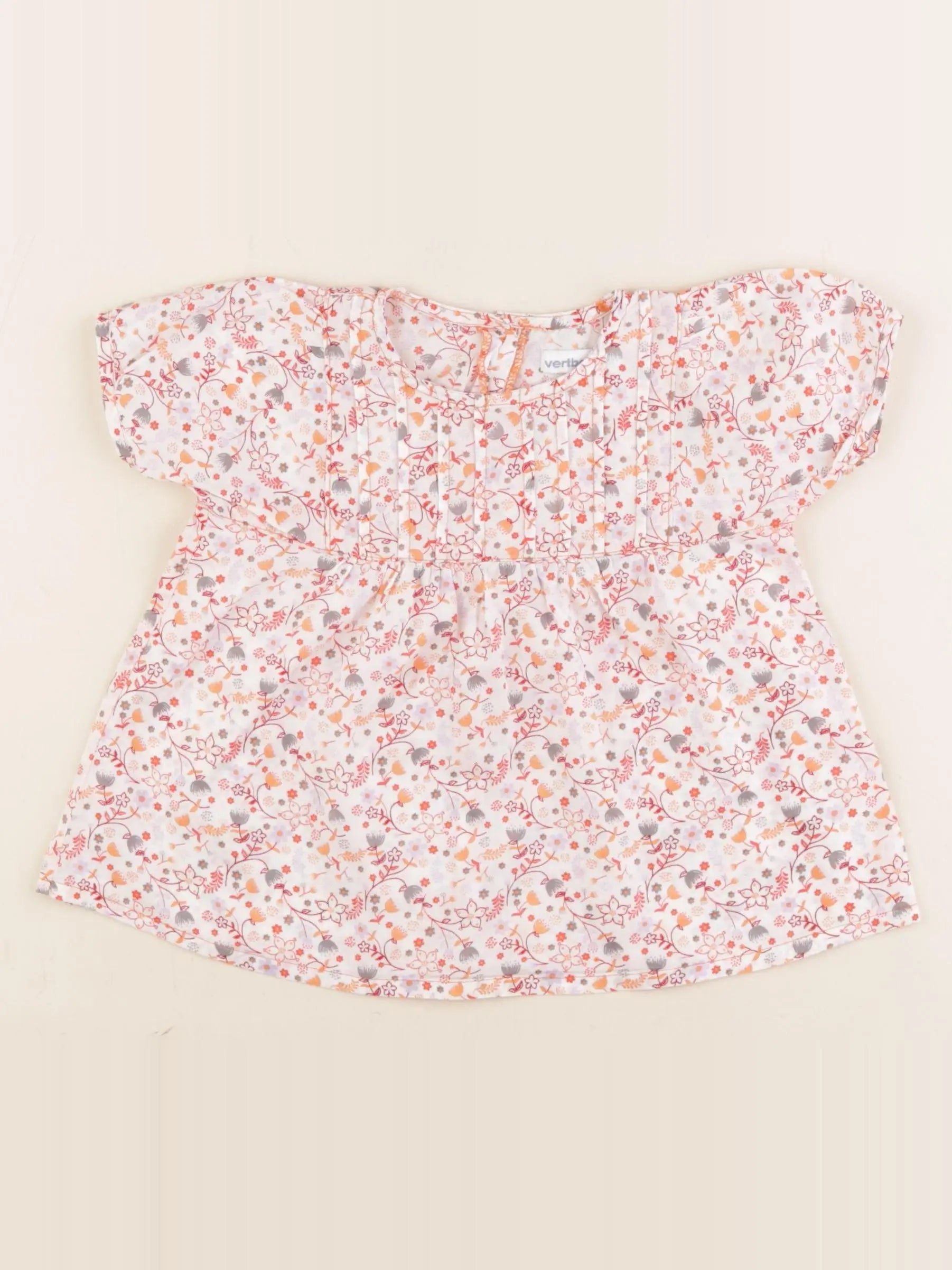 Vertbaudet - blouse multicolore - 18 mois