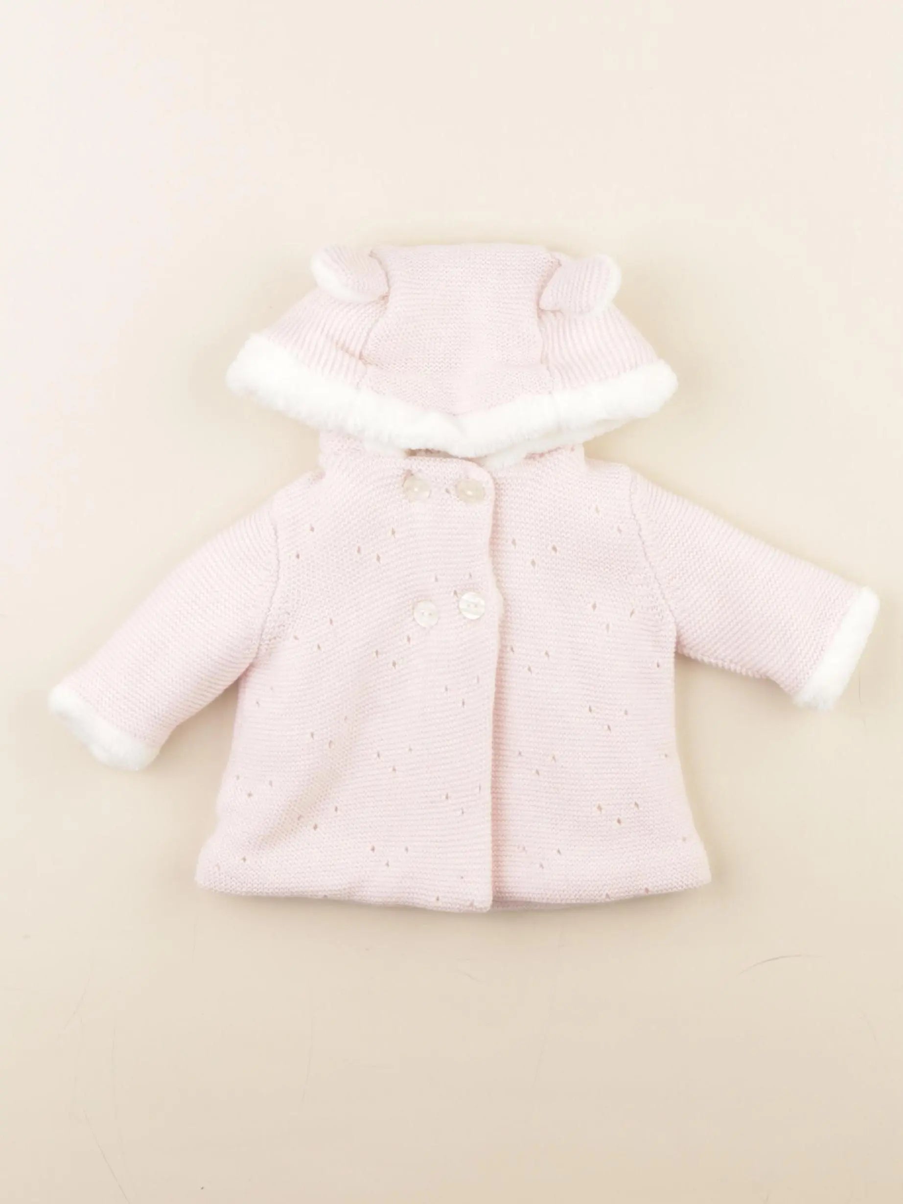 Tartine & Chocolat - gilet rose - 0 mois