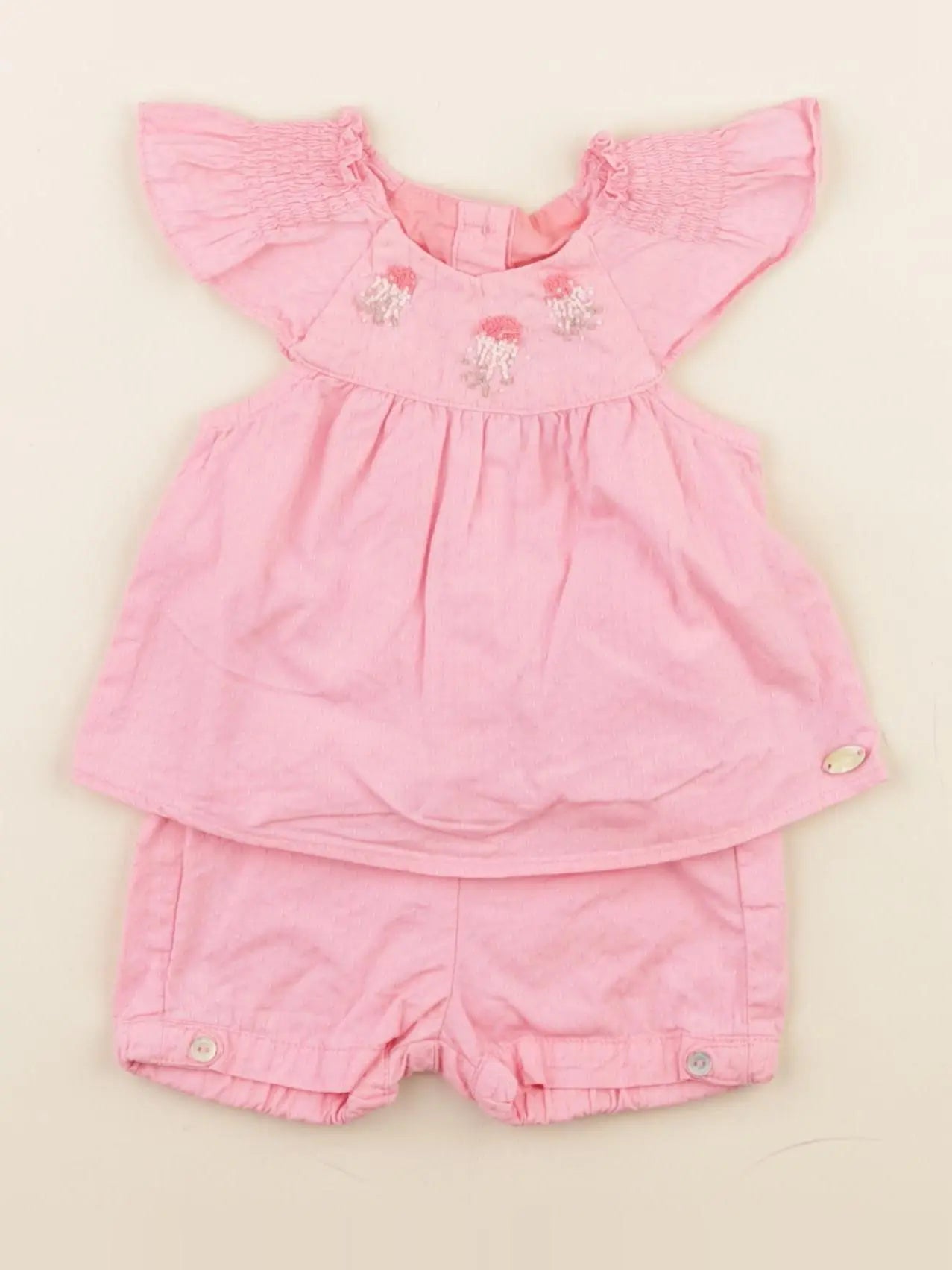 Tartine & Chocolat - ensemble rose - 3 mois