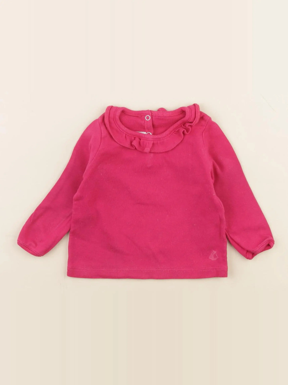 Petit Bateau - tee-shirt rose - 6 mois