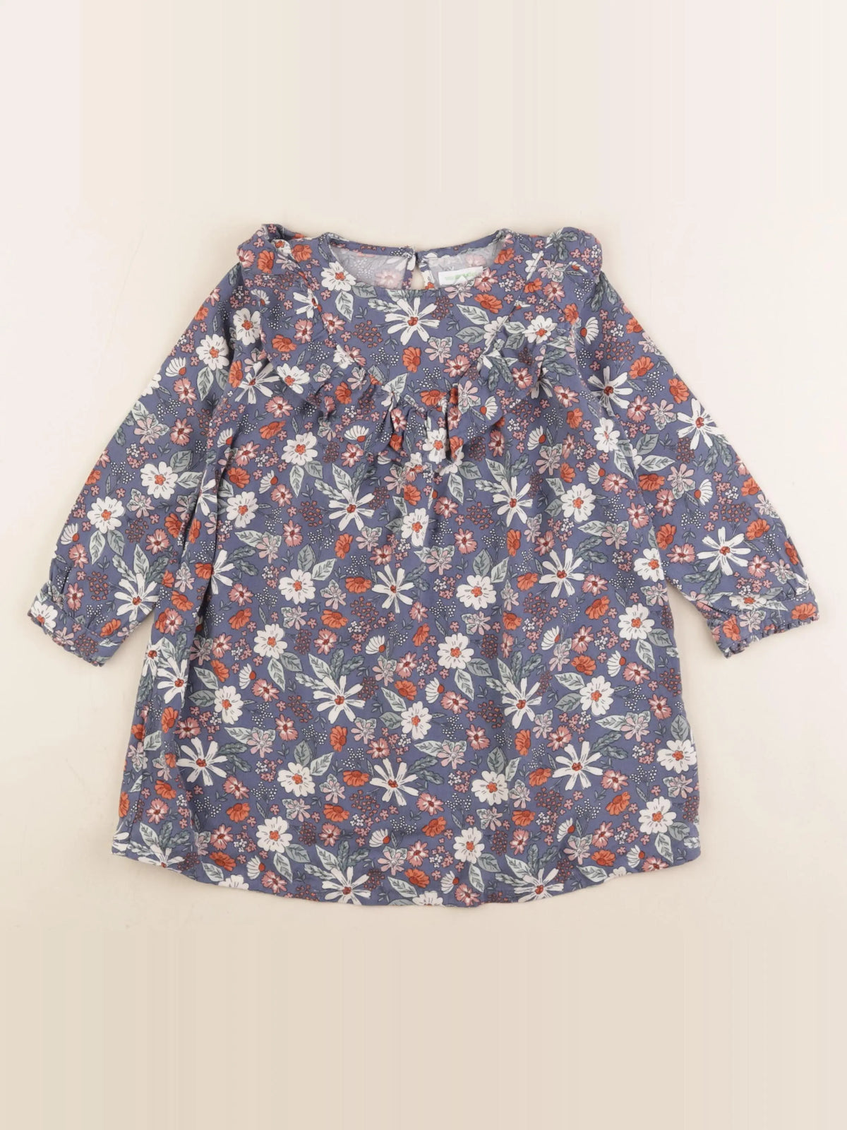 Vertbaudet - robe bleu - 3 ans