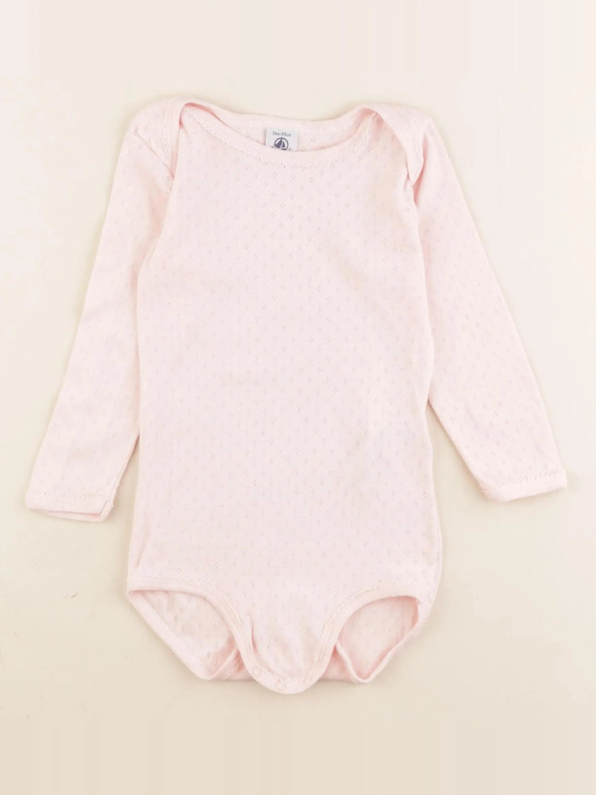 Petit Bateau - body rose - 36 mois