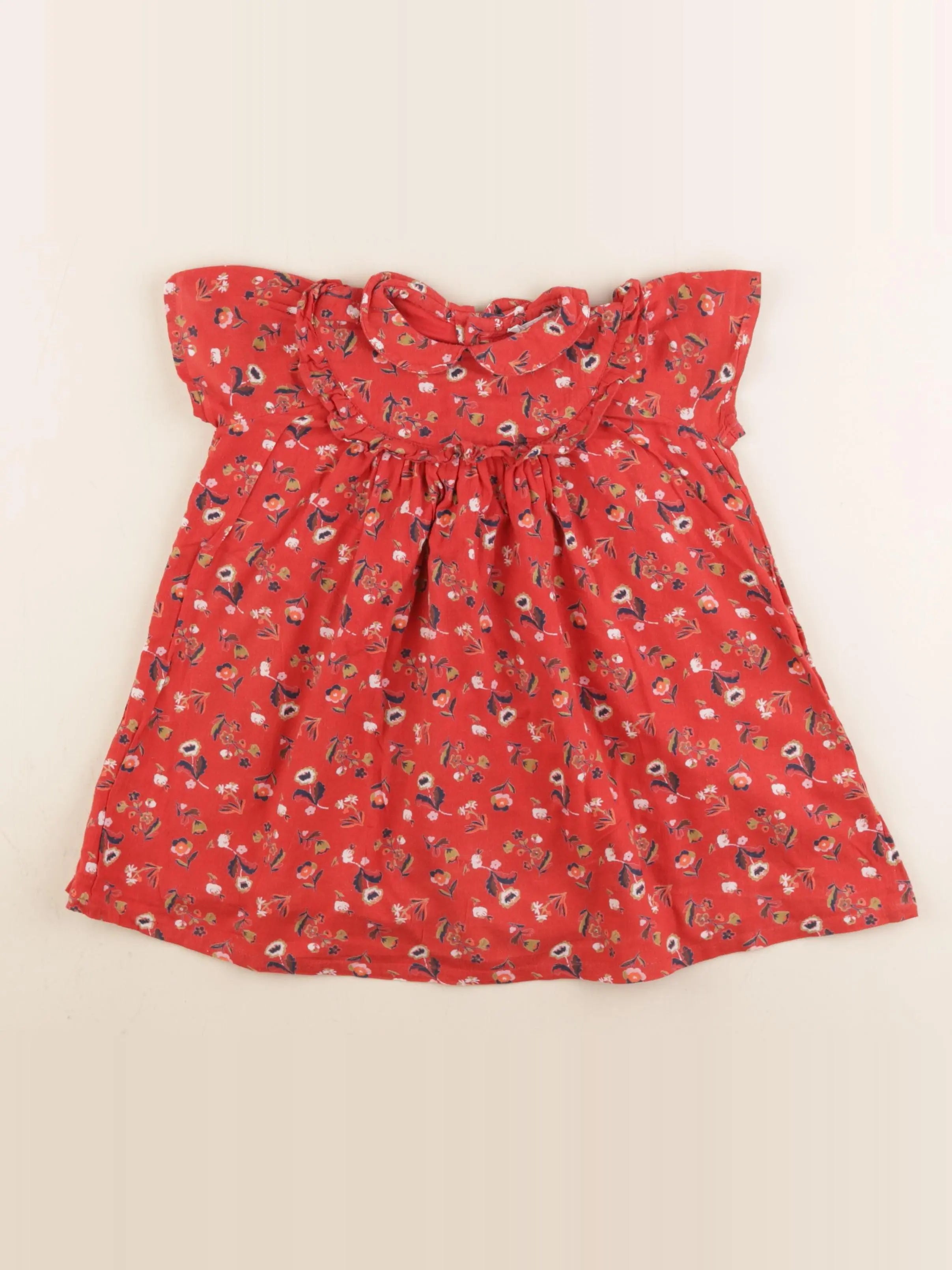 Boutchou - robe rouge - 24 mois