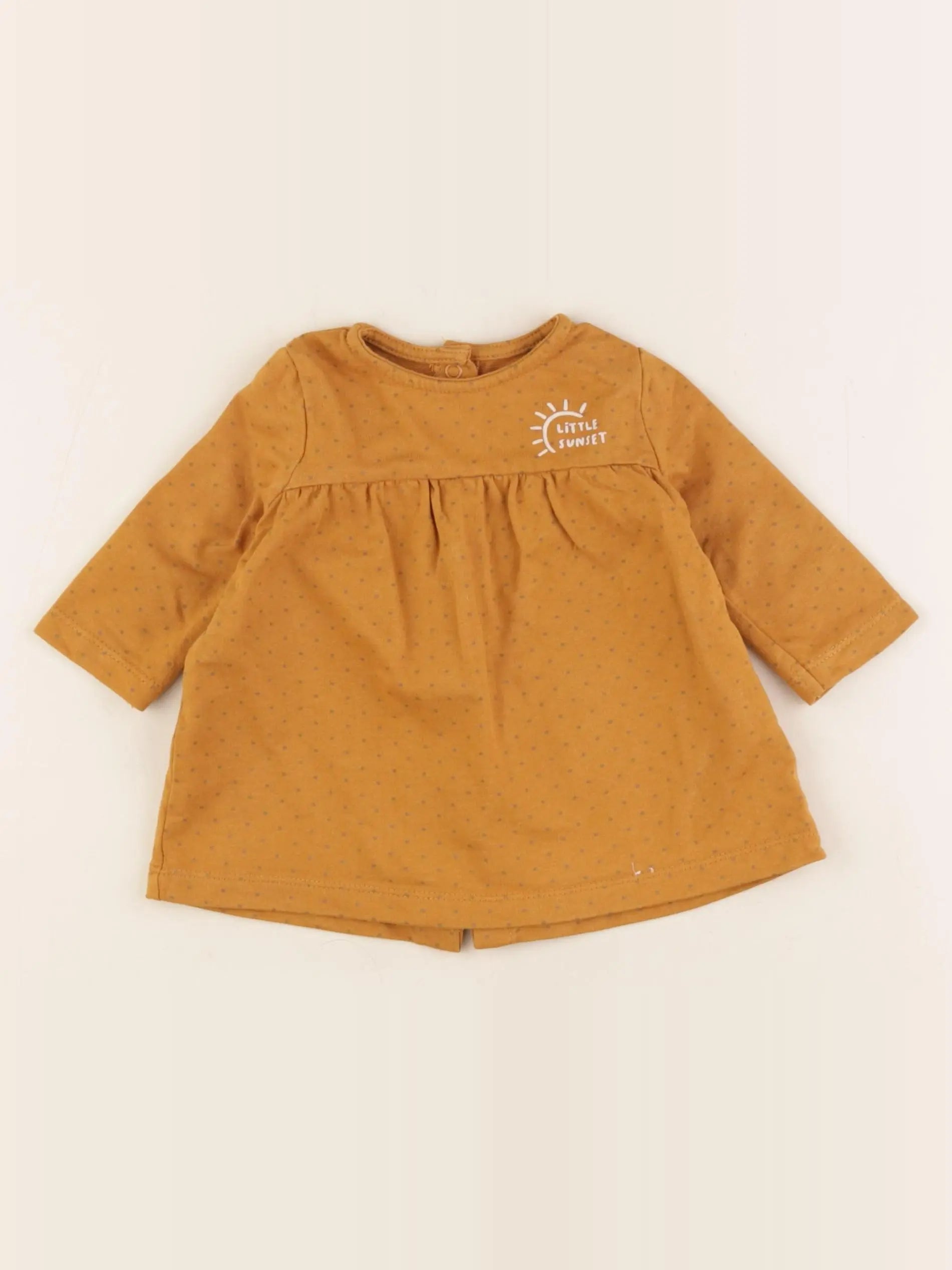 Vertbaudet - robe marron - 3 mois