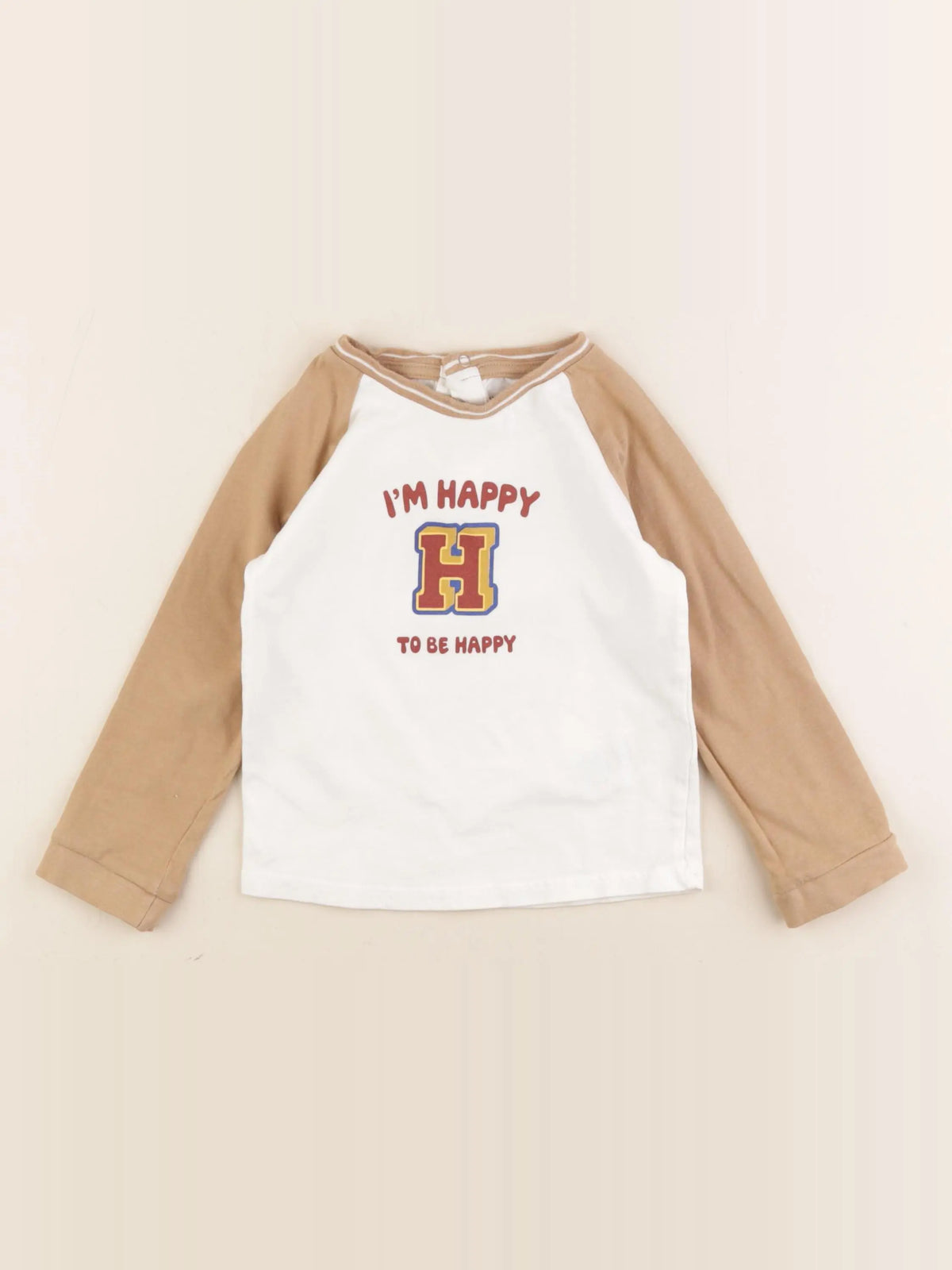 Vertbaudet - tee-shirt marron - 36 mois