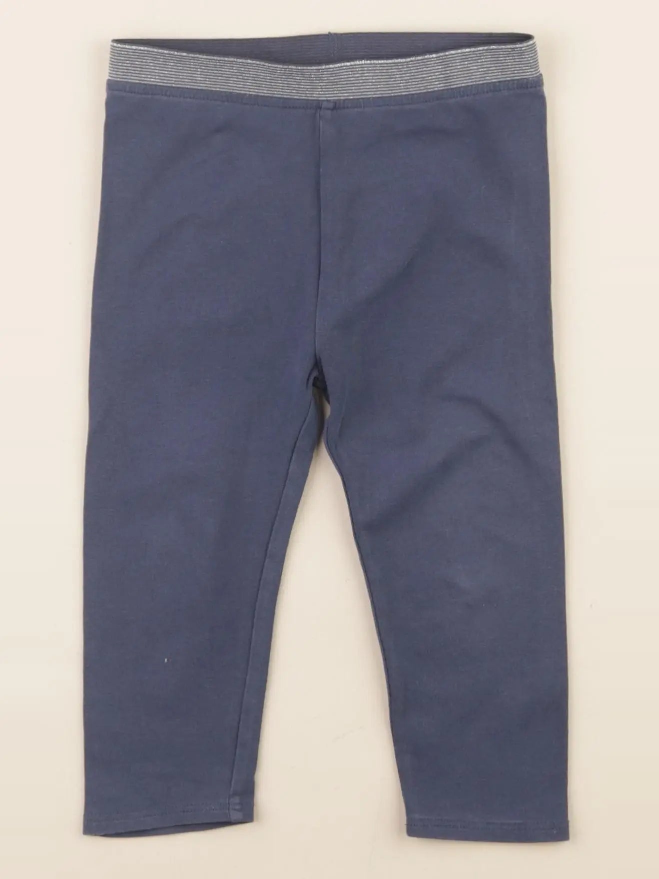 Vertbaudet - legging bleu - 18 mois