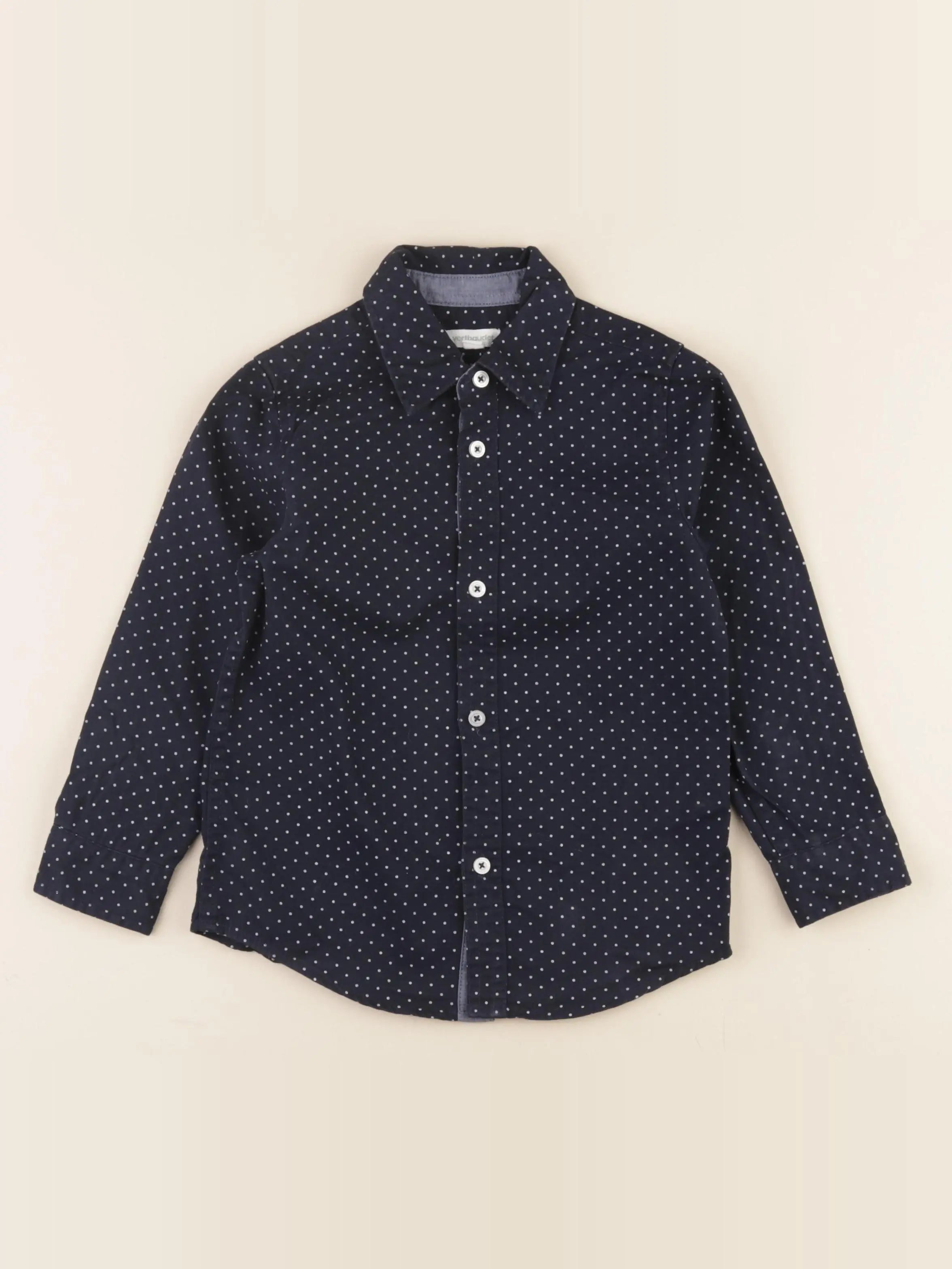 Vertbaudet - chemise bleu - 5 ans