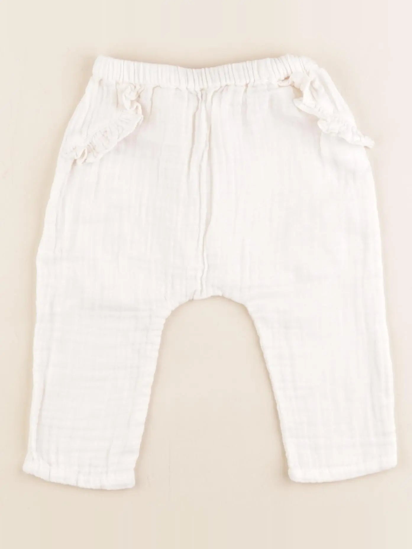 Boutchou - sarouel blanc - 9 mois