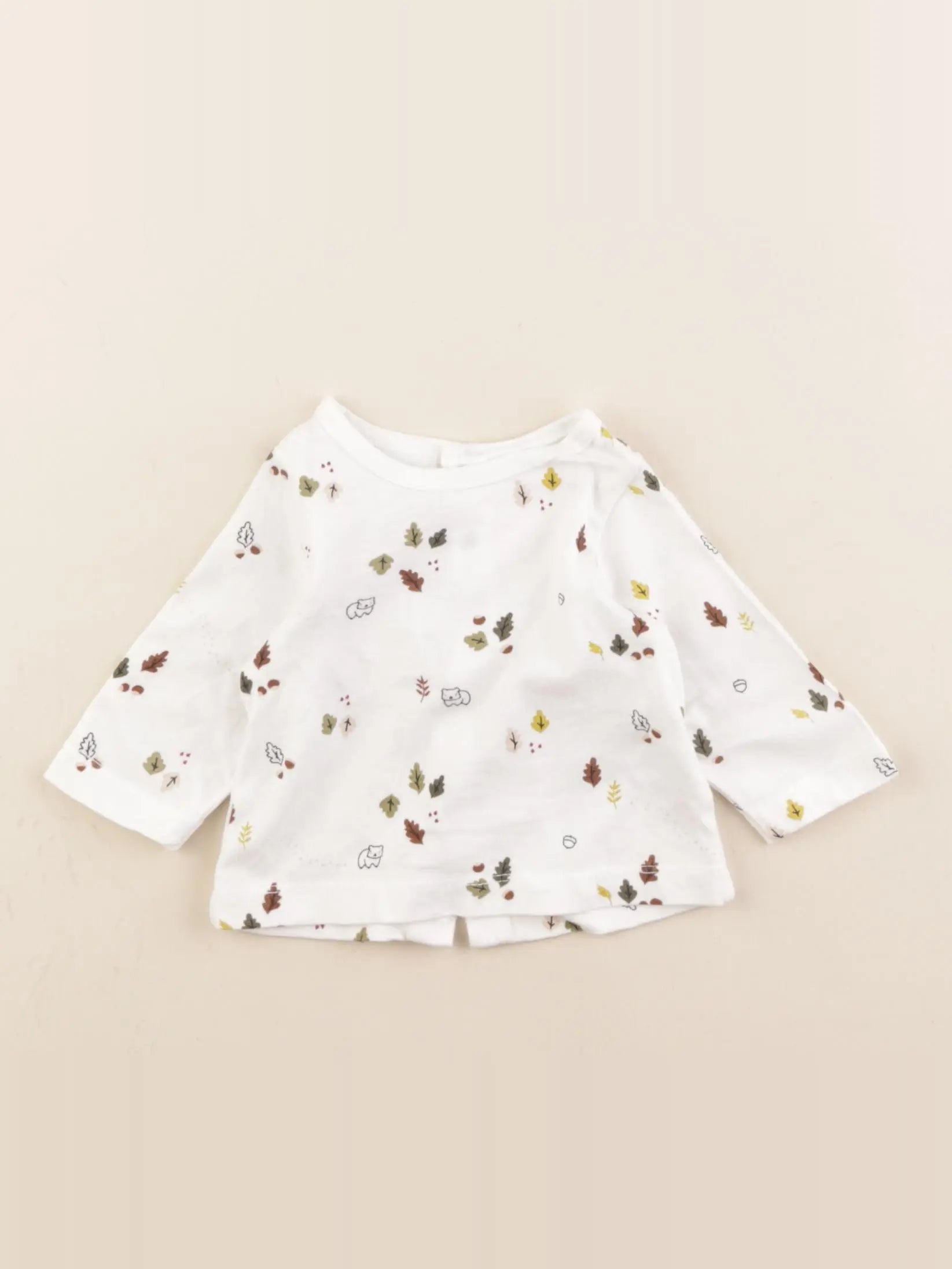 Vertbaudet - tee-shirt blanc - 1 mois