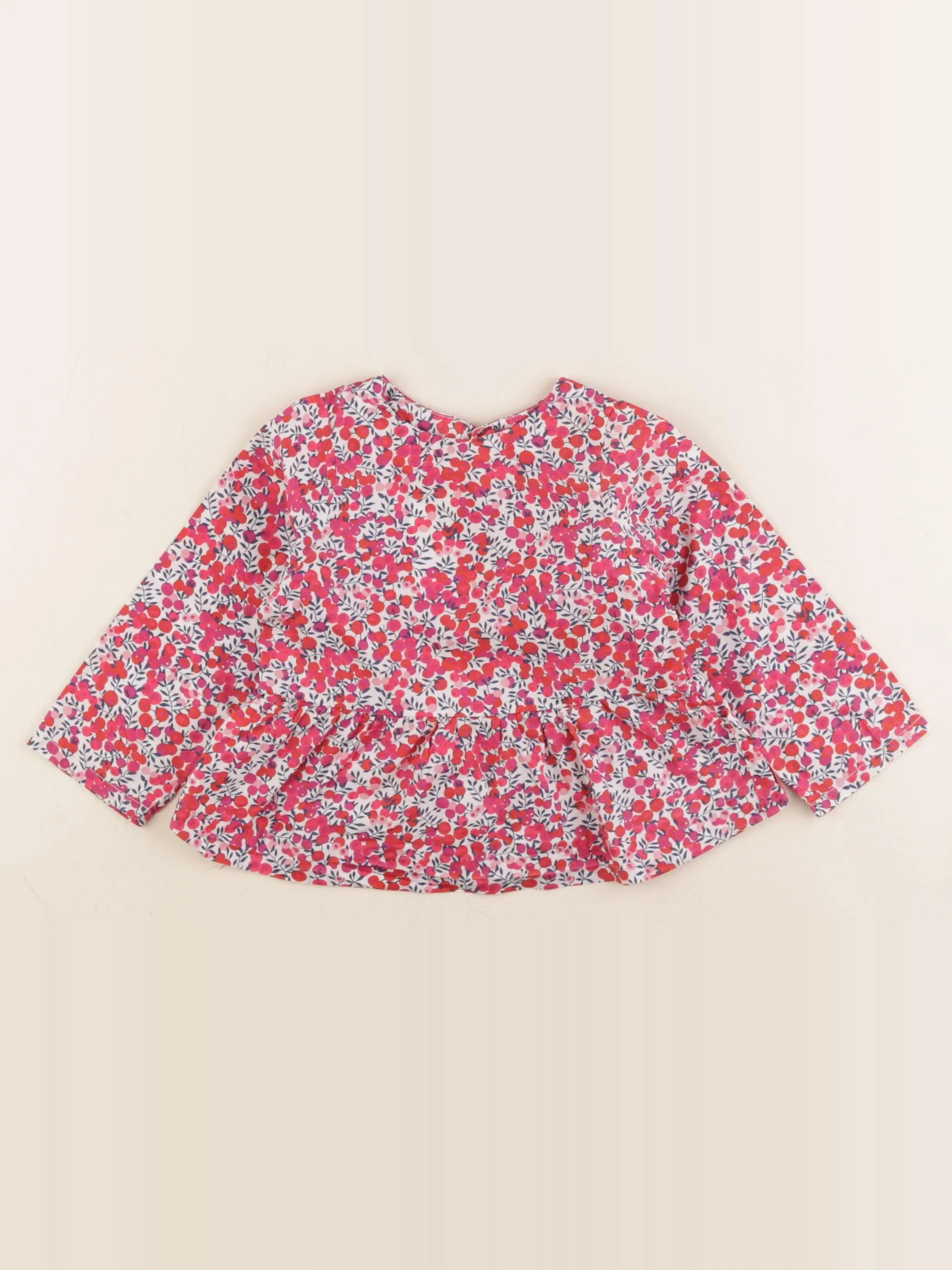 Jacadi - blouse liberty rose - 18 mois