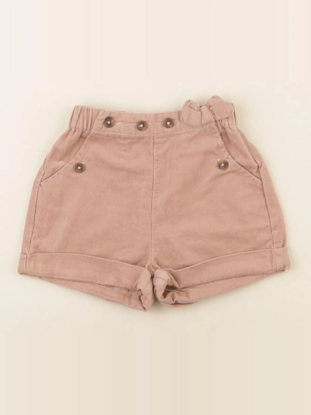 Vertbaudet - short marron - 6 mois