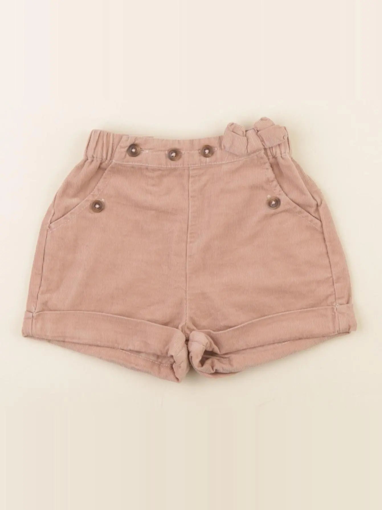 Vertbaudet - short marron - 6 mois