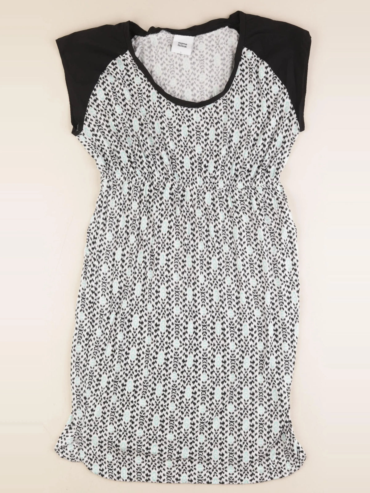 Mamalicious - robe grossesse blanc - l
