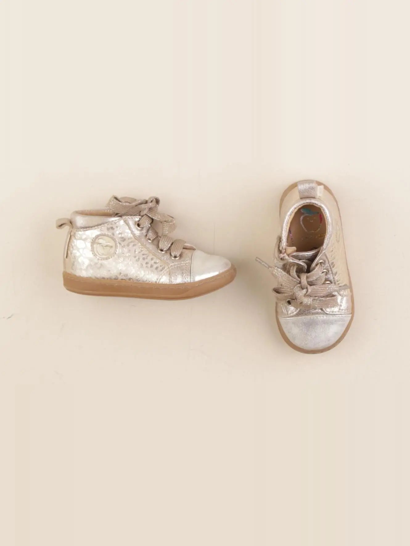 Shoo Pom - bottillons beige - pointure 21