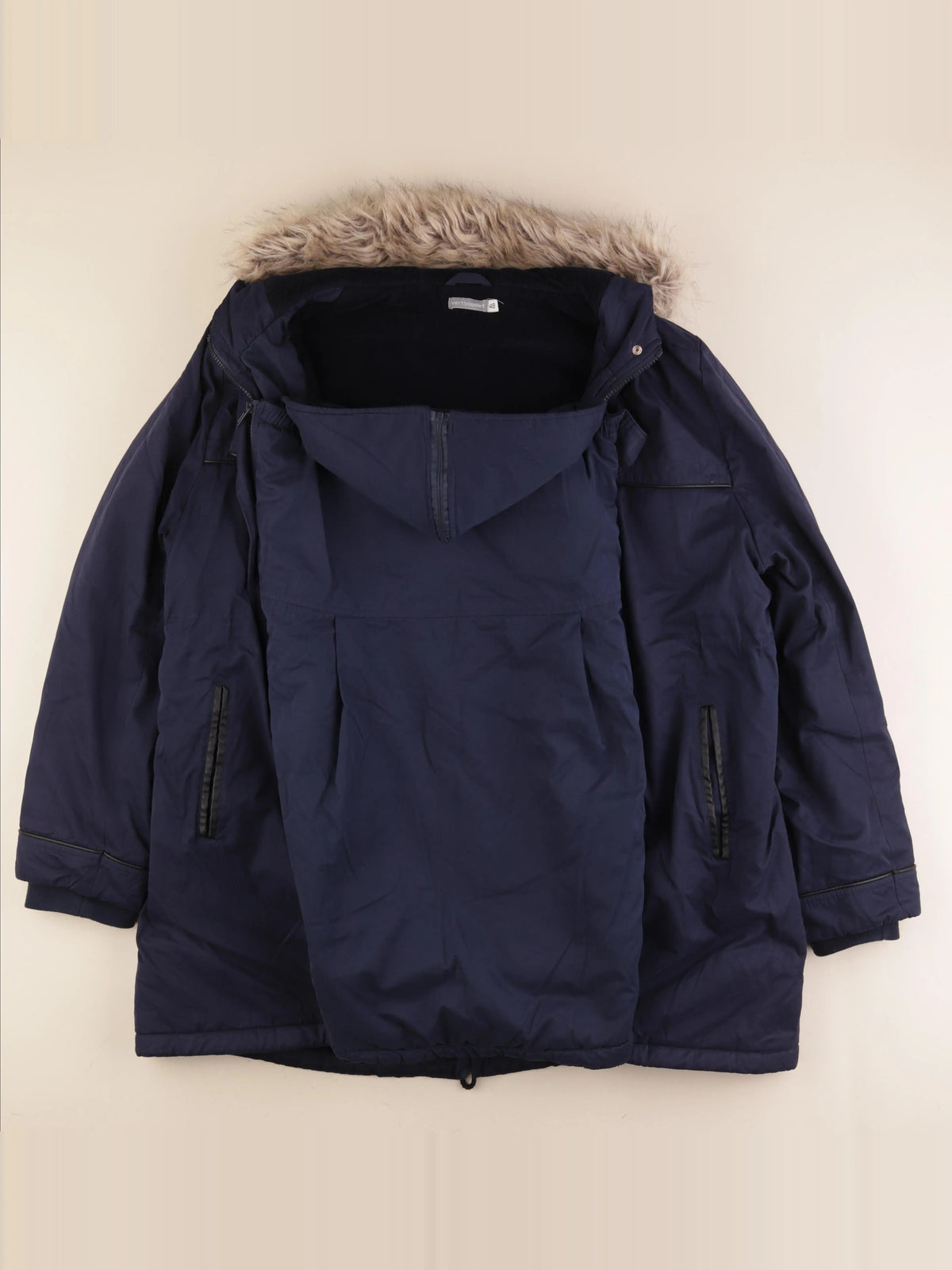 Vertbaudet - manteau allaitement, grossesse bleu - 48