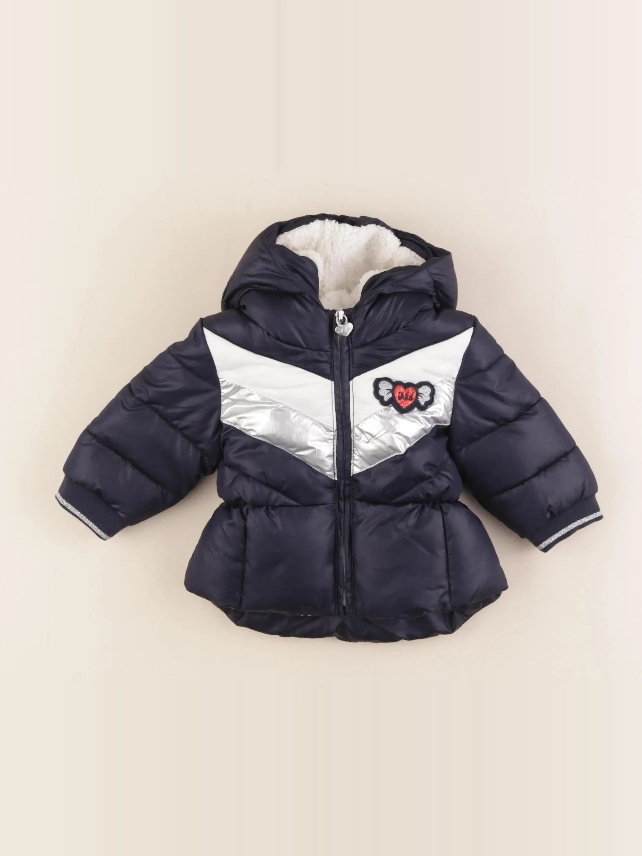 IKKS - doudoune bleu - 3 mois