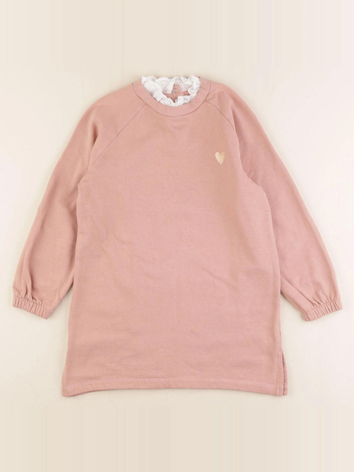 Vertbaudet - robe rose - 8 ans