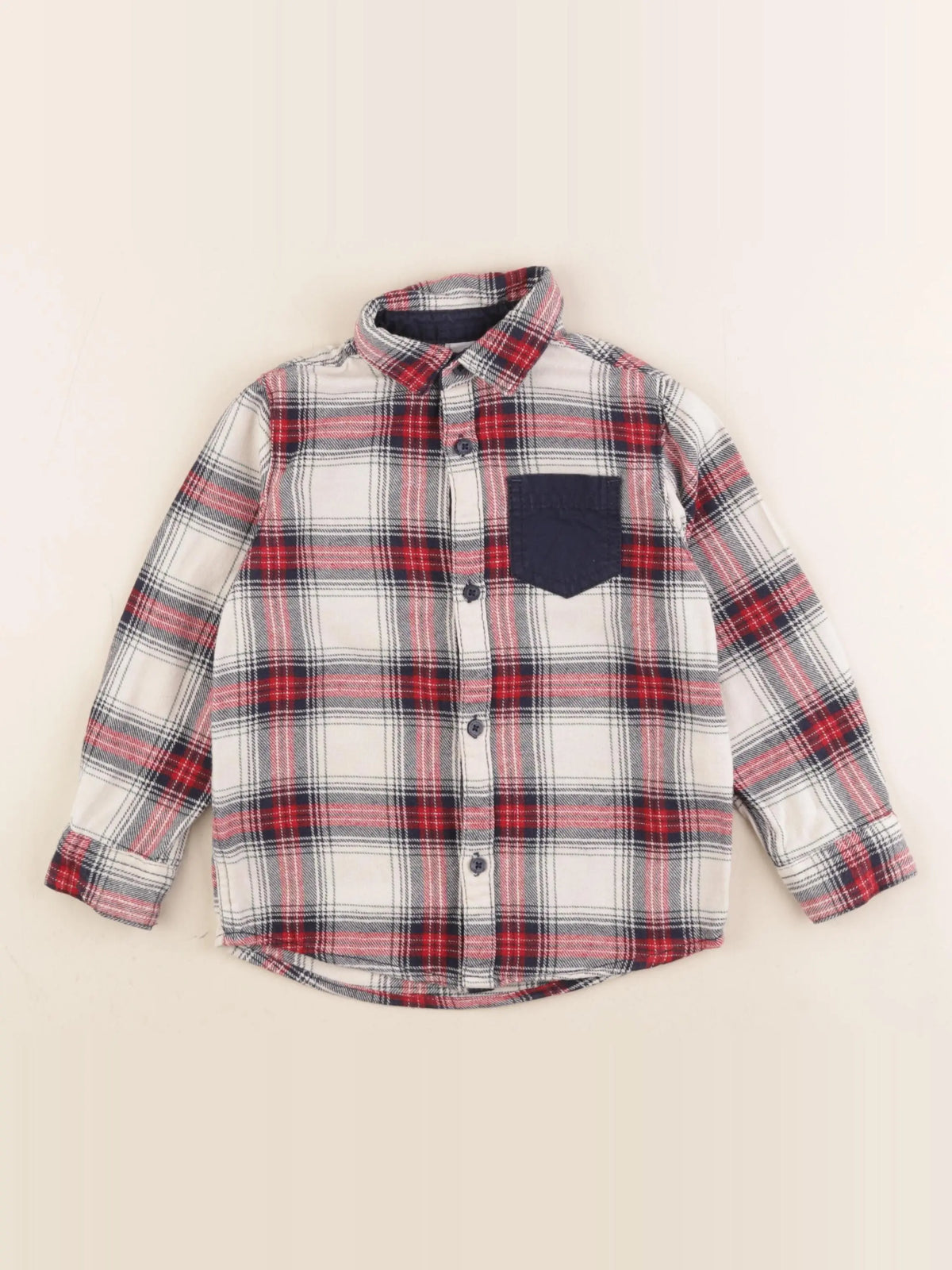 Vertbaudet - chemise multicolore - 5 ans