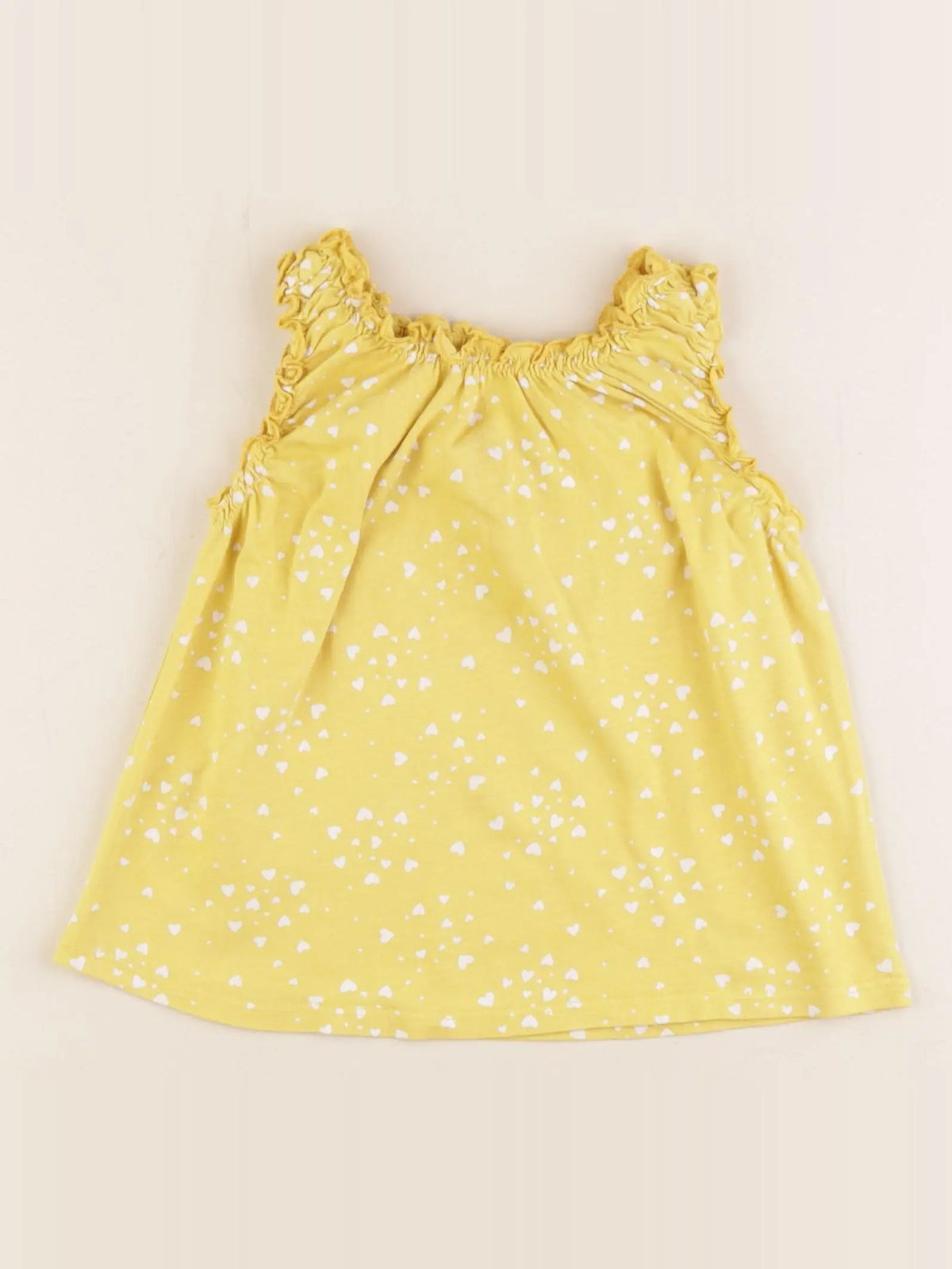 H&M - débardeur jaune - 12/18 mois