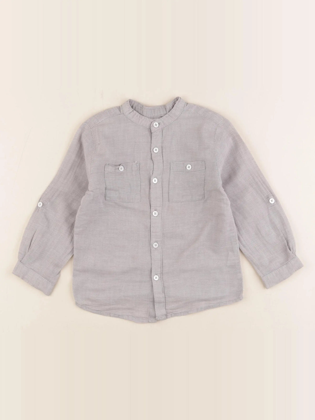 Boutchou - chemise gris - 24 mois