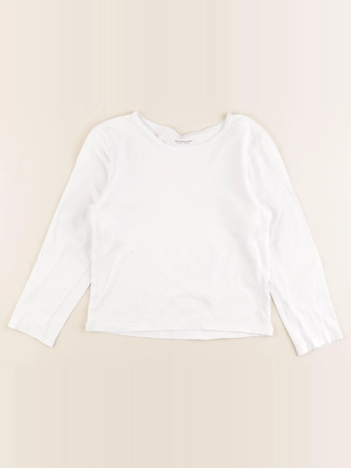 Vertbaudet - maillot de corps blanc - 6 ans