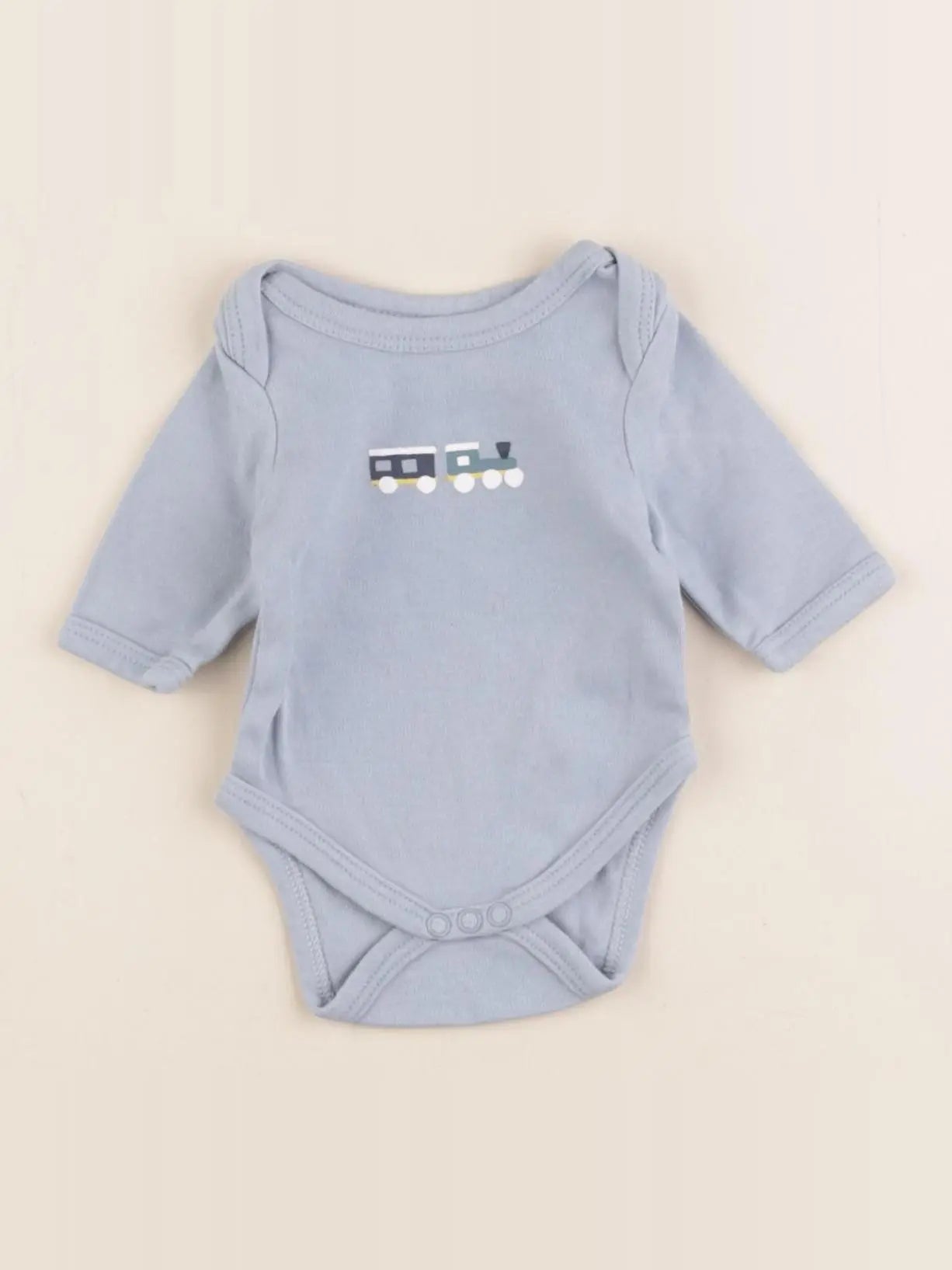 Vertbaudet - body bleu - 0 mois