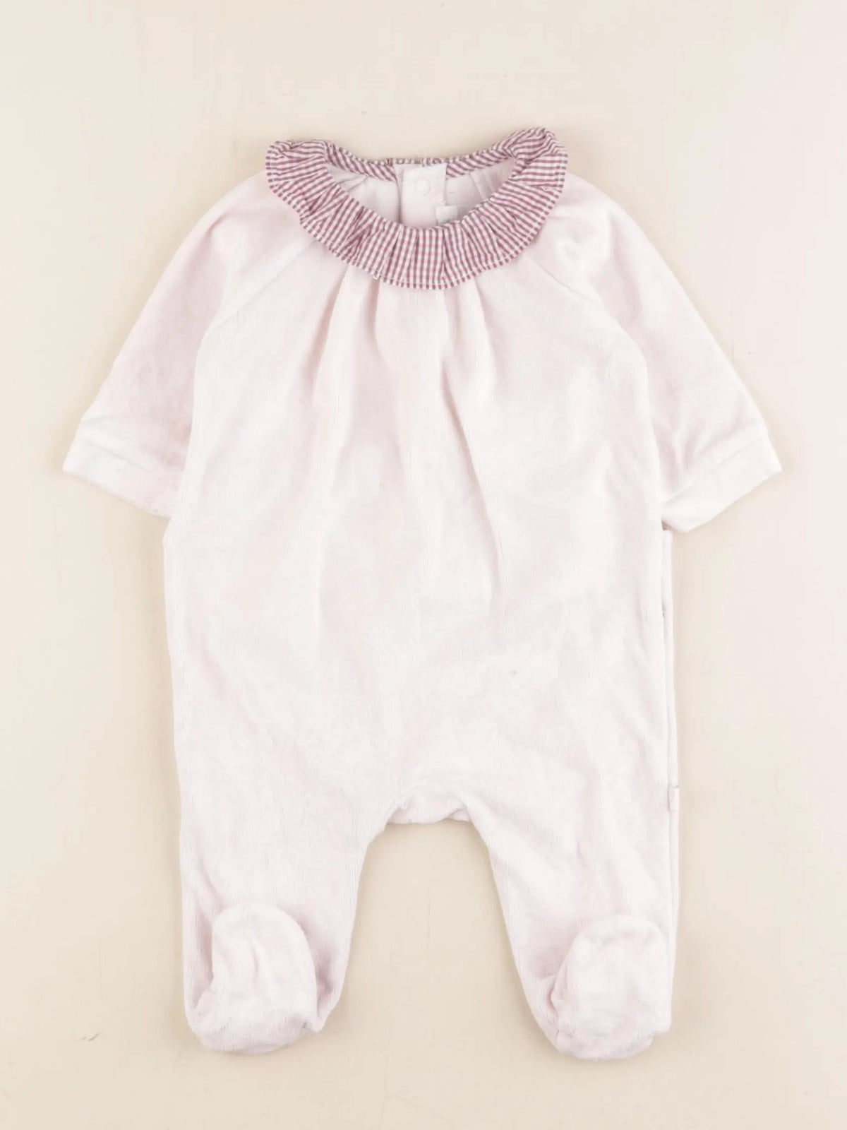 Jacadi - pyjama velours rose - 3 mois