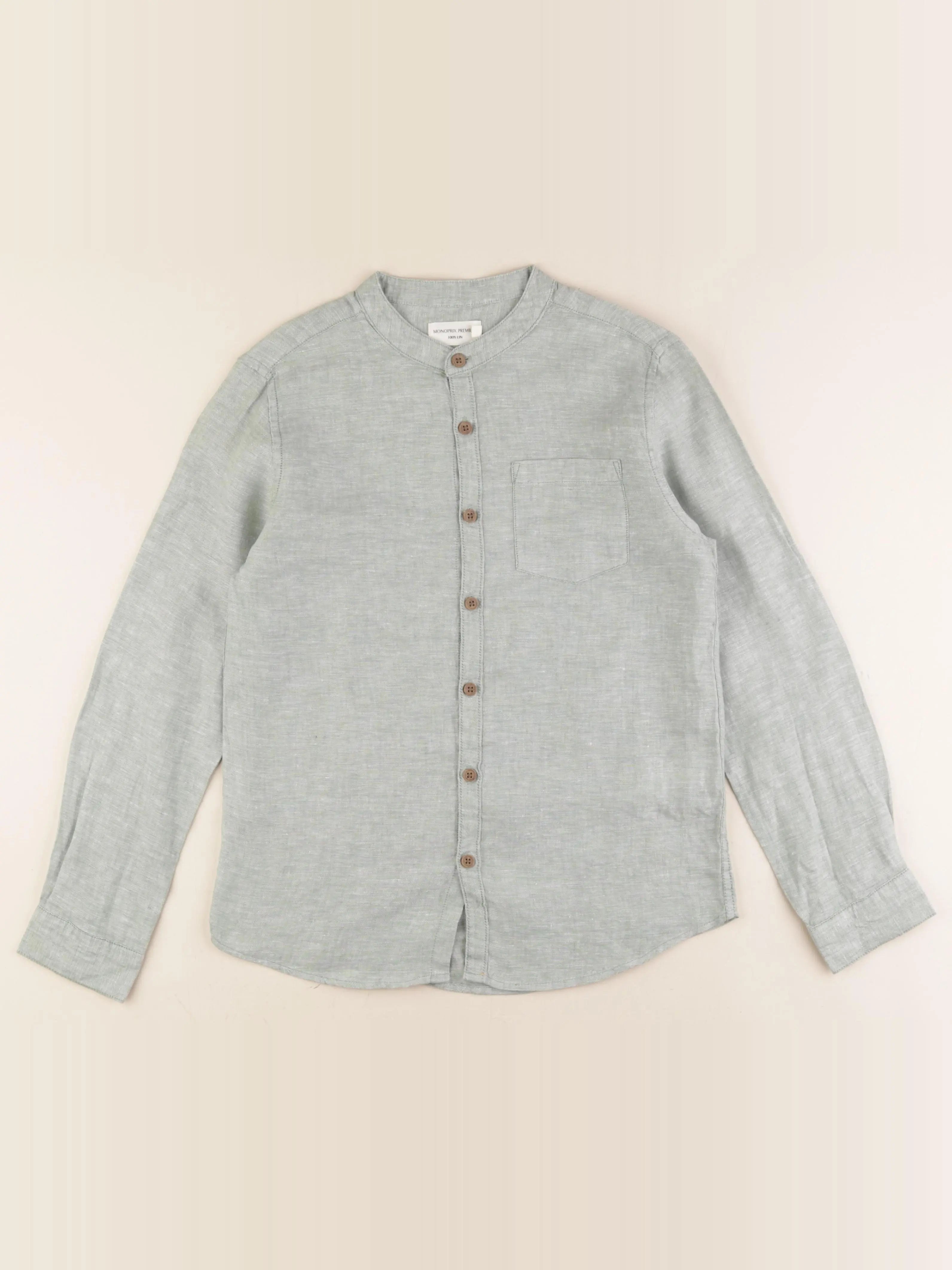 Monoprix - chemise vert - 12 ans