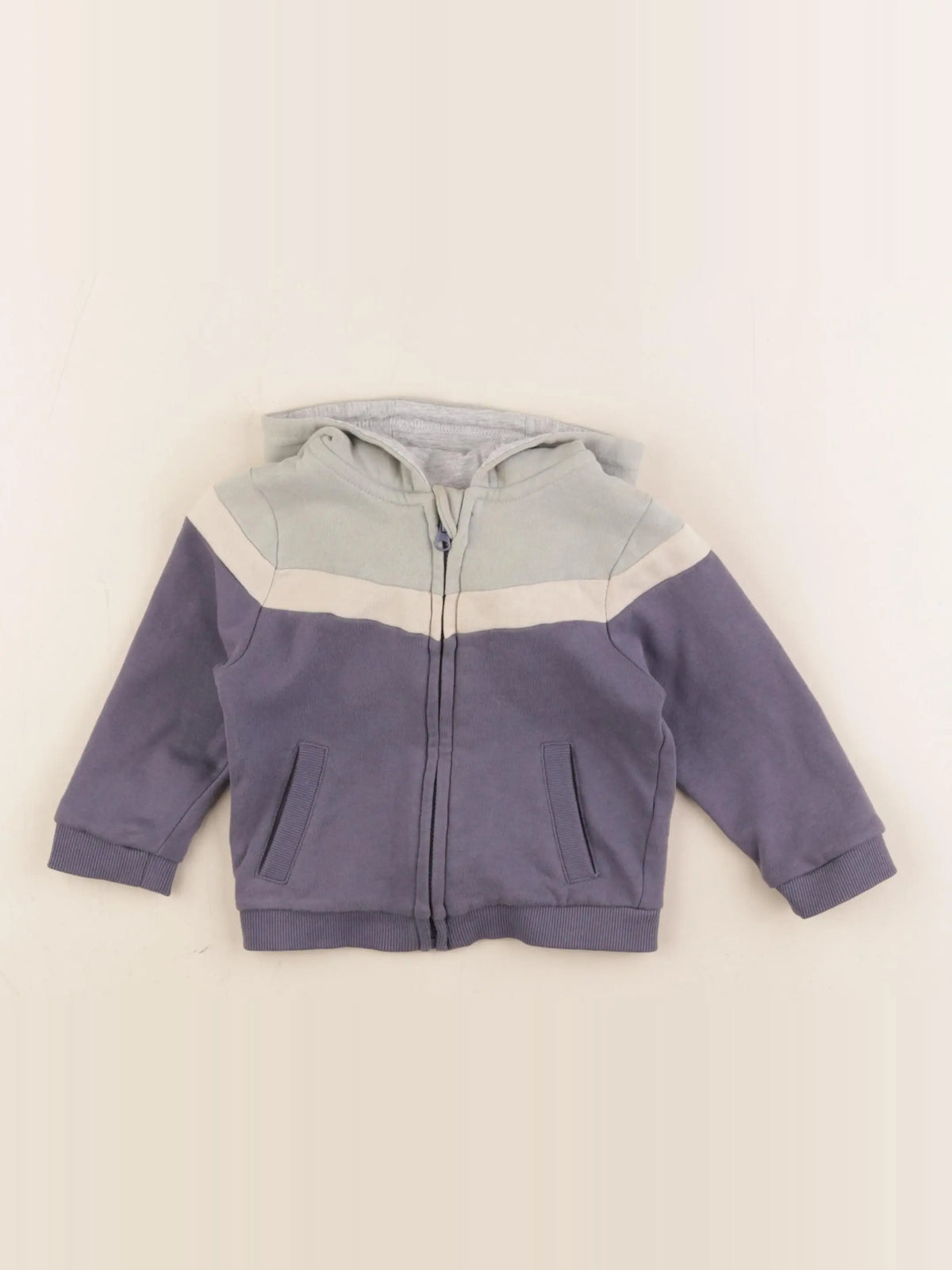 Vertbaudet - sweat multicolore - 12 mois