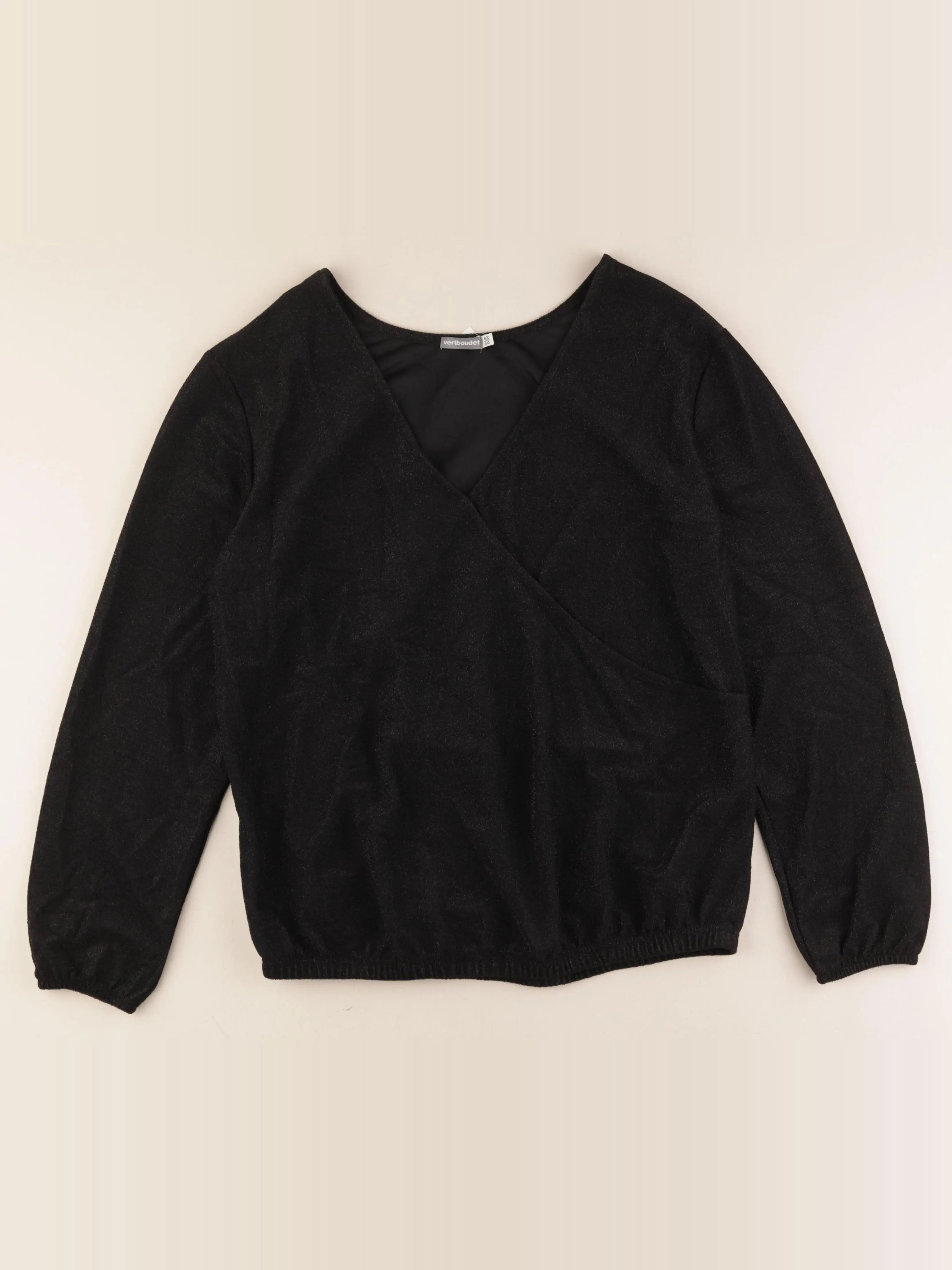 Vertbaudet - blouse grossesse, allaitement noir - 42 à 44