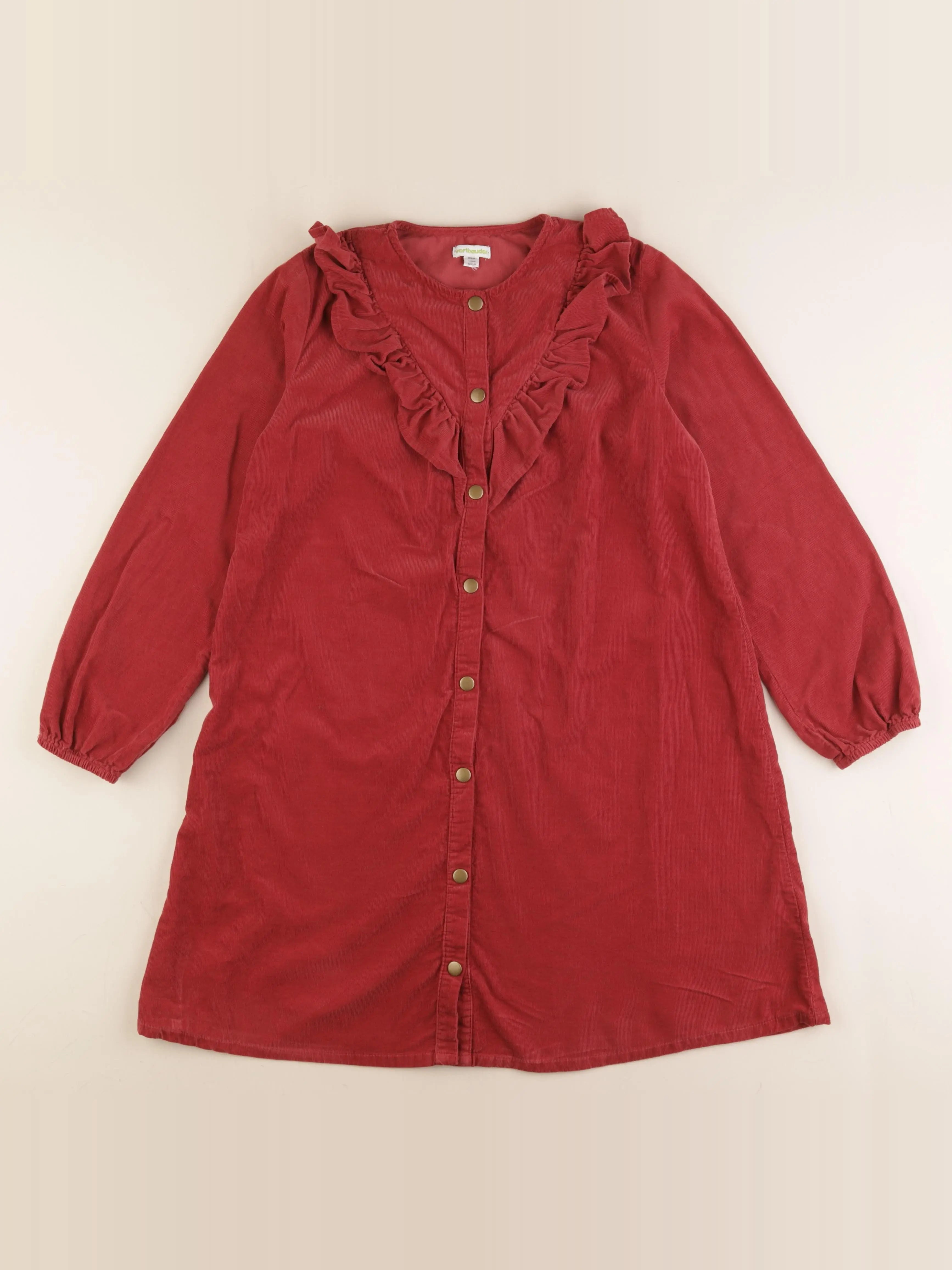 Vertbaudet - robe rouge - 12 ans