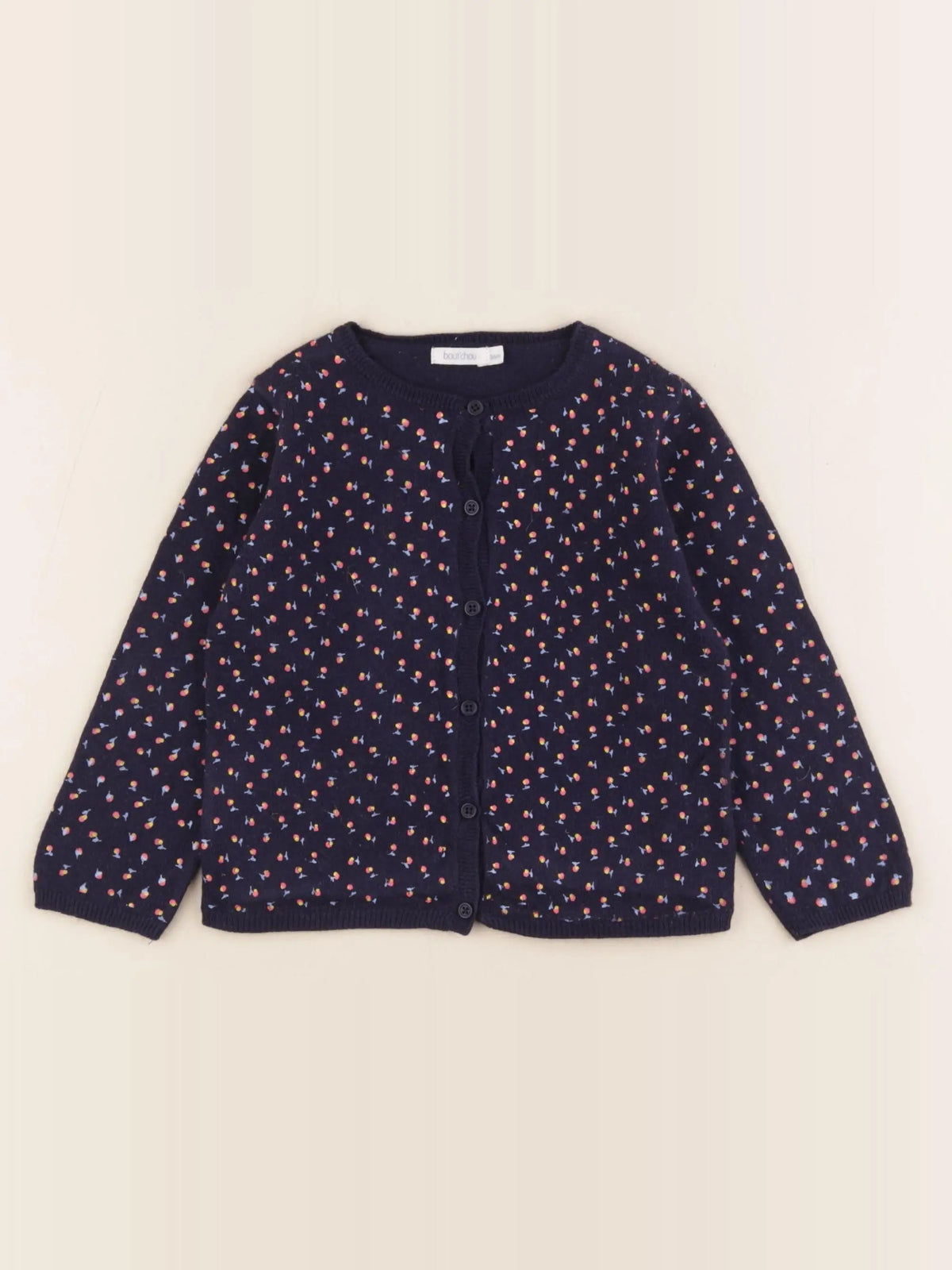 Boutchou - gilet multicolore - 36 mois