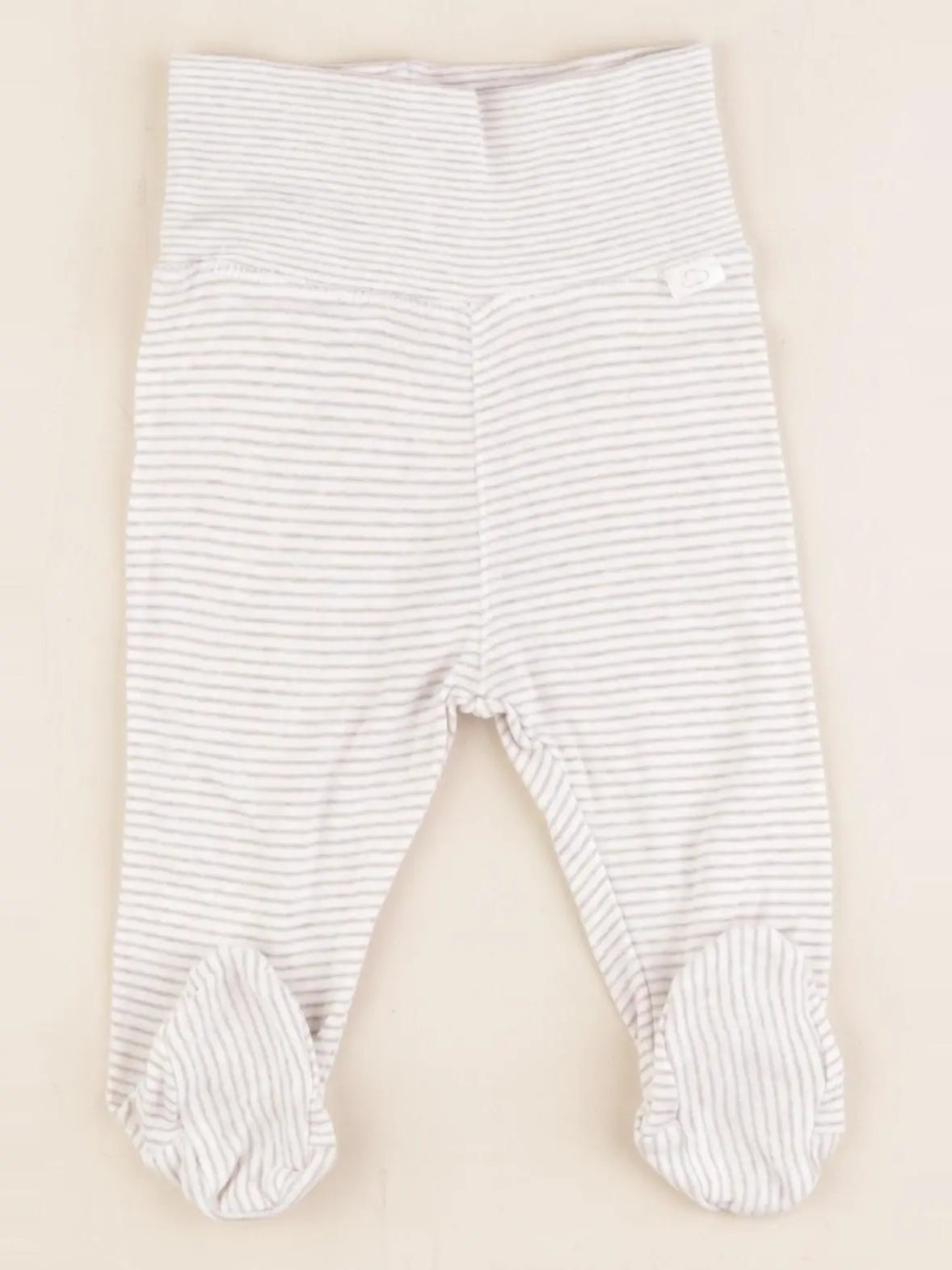 H&M - jegging blanc - 2/4 mois
