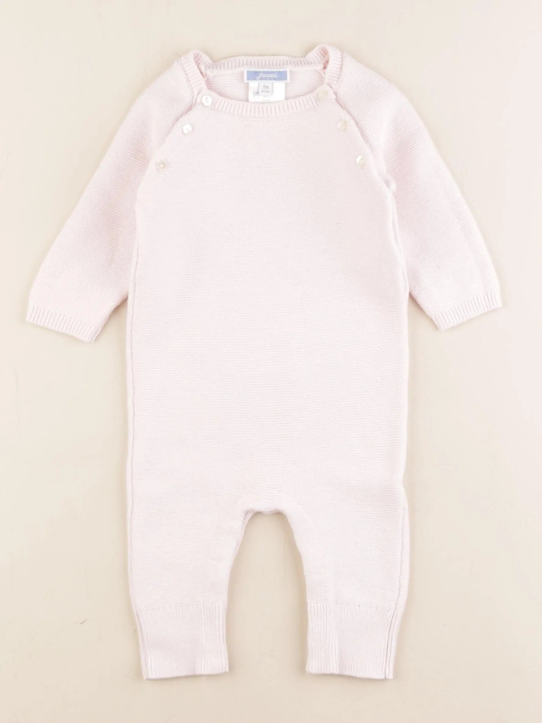Jacadi - combinaison rose - 6 mois