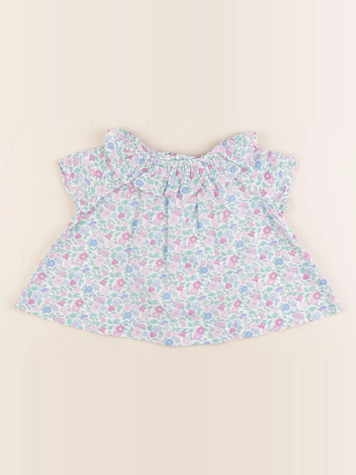 Jacadi - blouse liberty multicolore - 12 mois