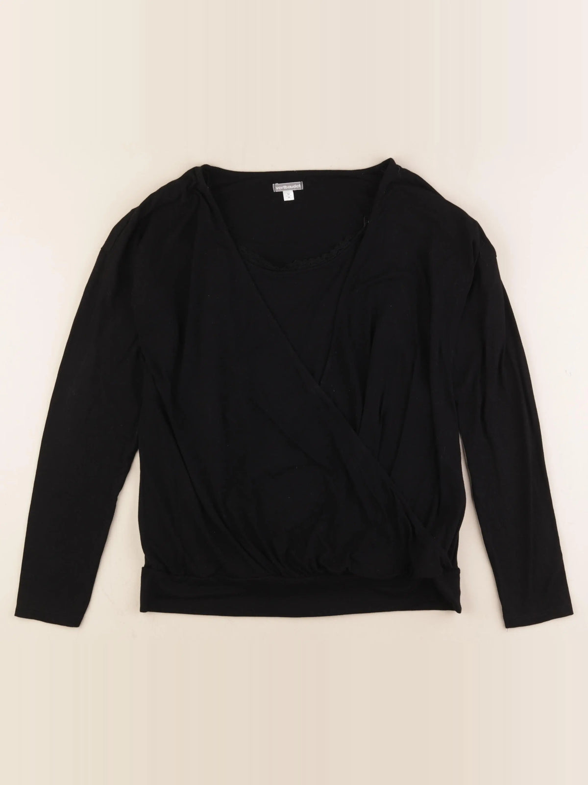 Vertbaudet - tee-shirt grossesse noir - 34 à 36