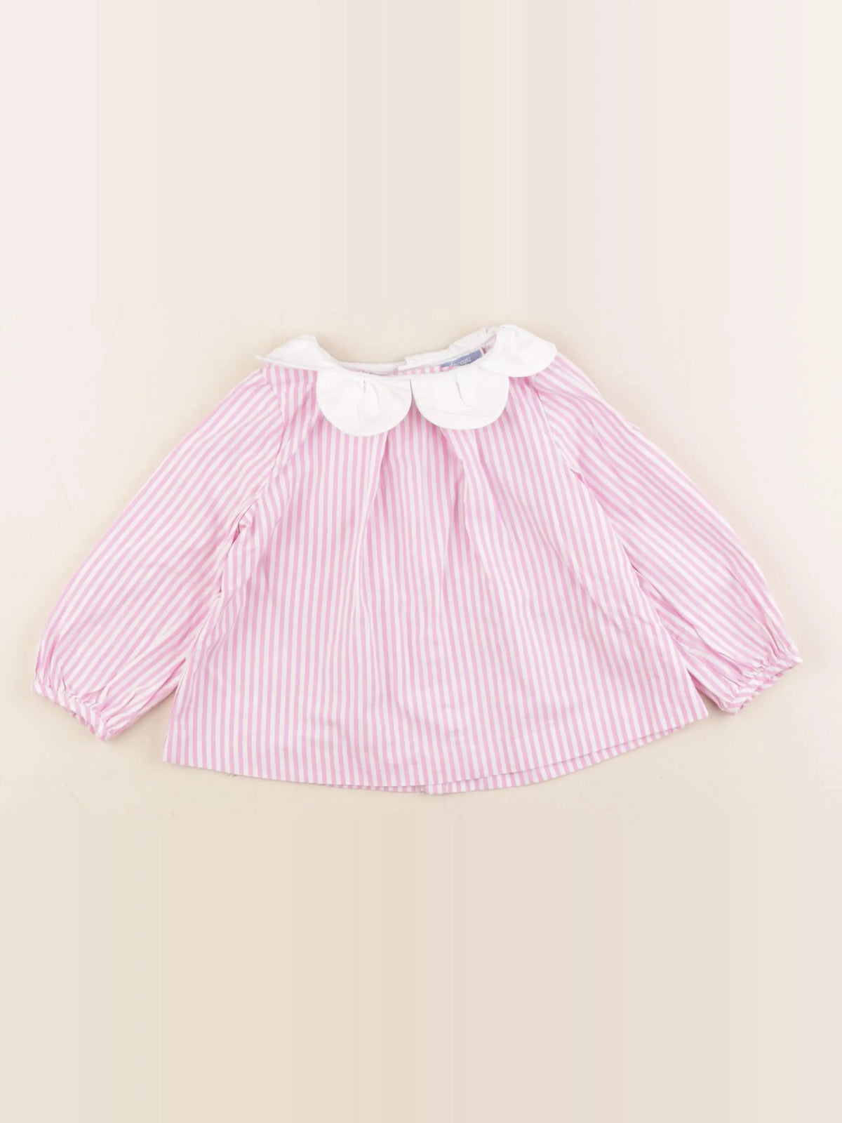 Jacadi - blouse blanc, rose - 24 mois