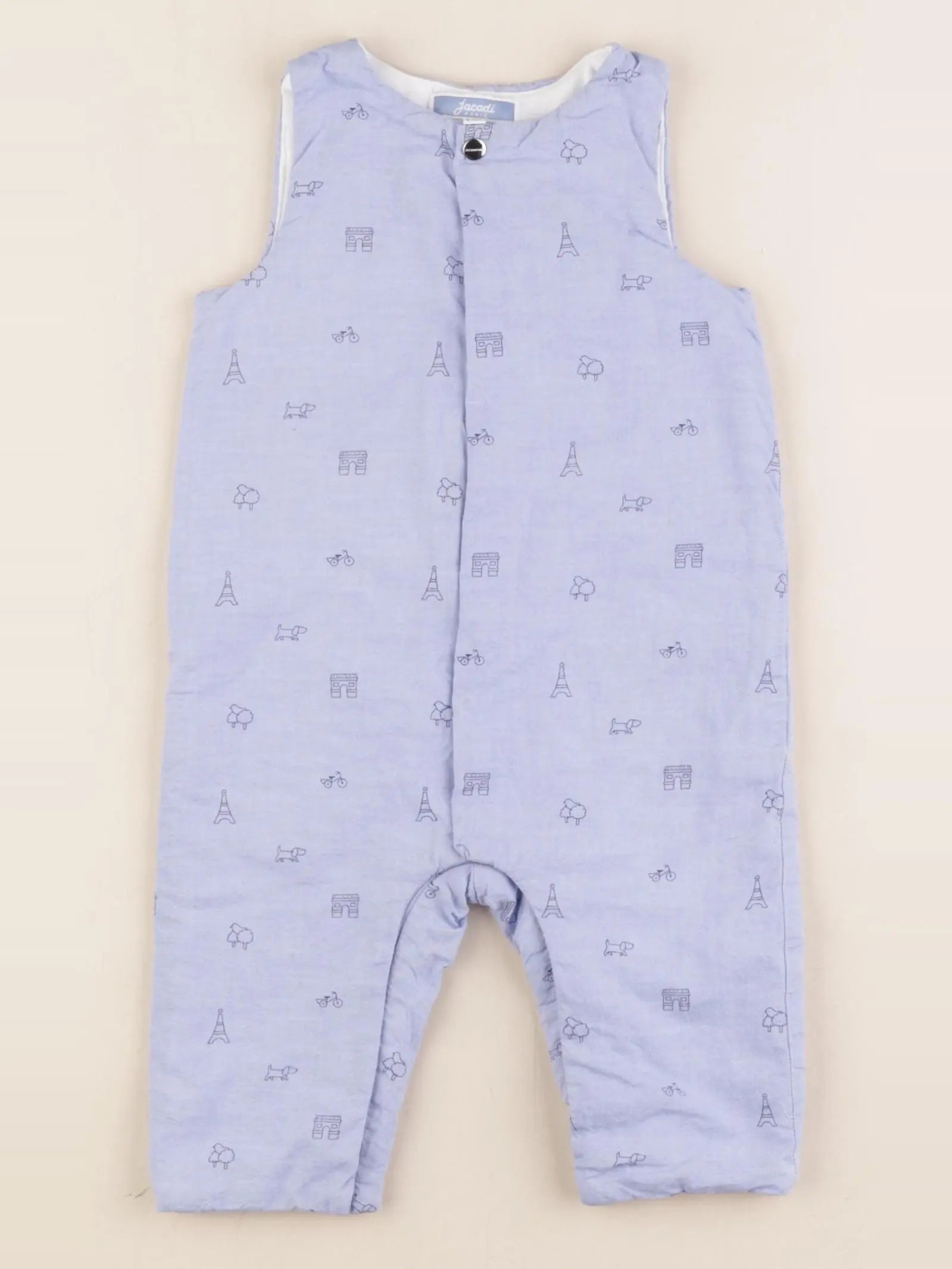 Jacadi - combinaison bleu - 6 mois