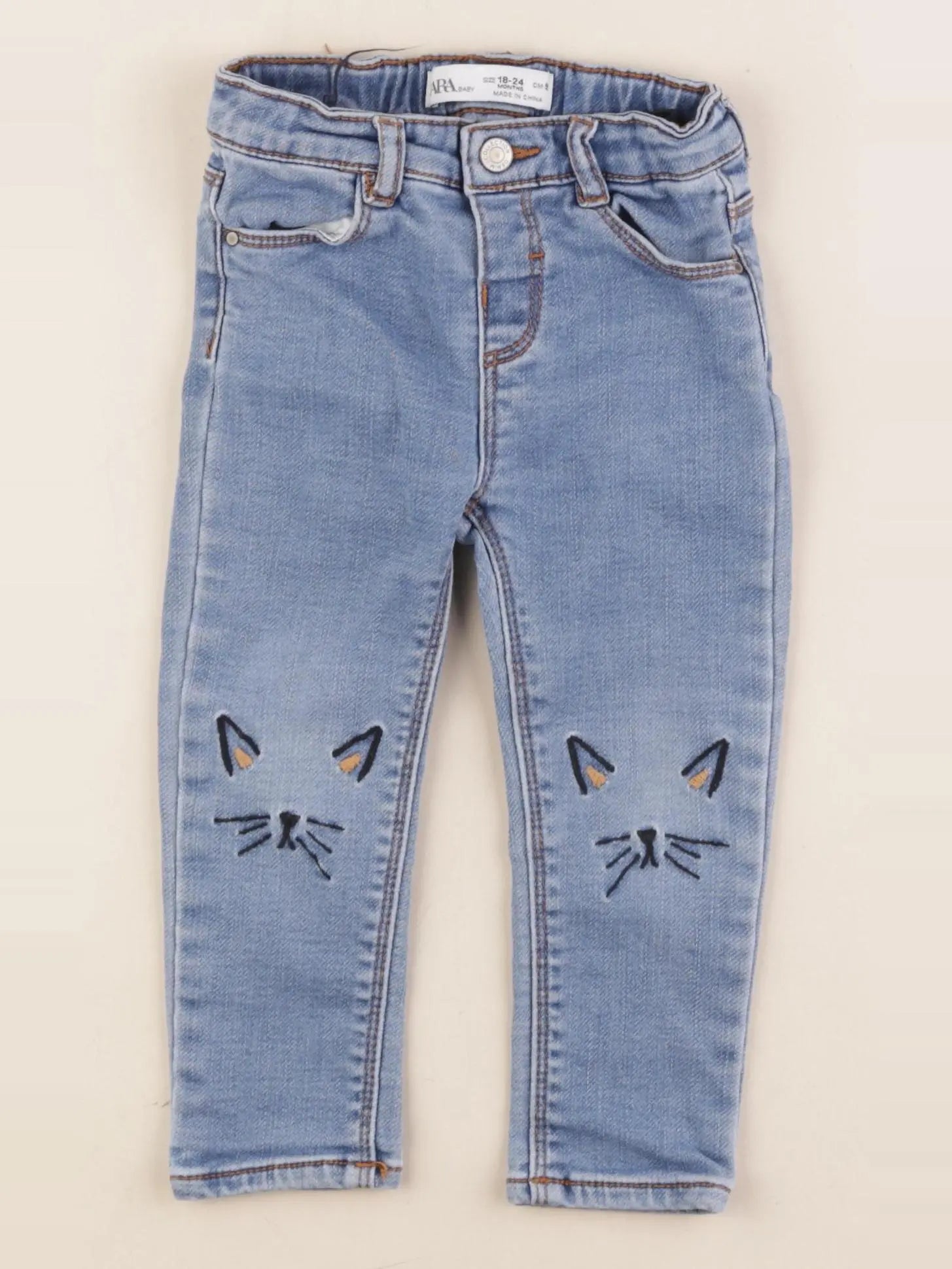Zara - jean bleu - 18/24 mois