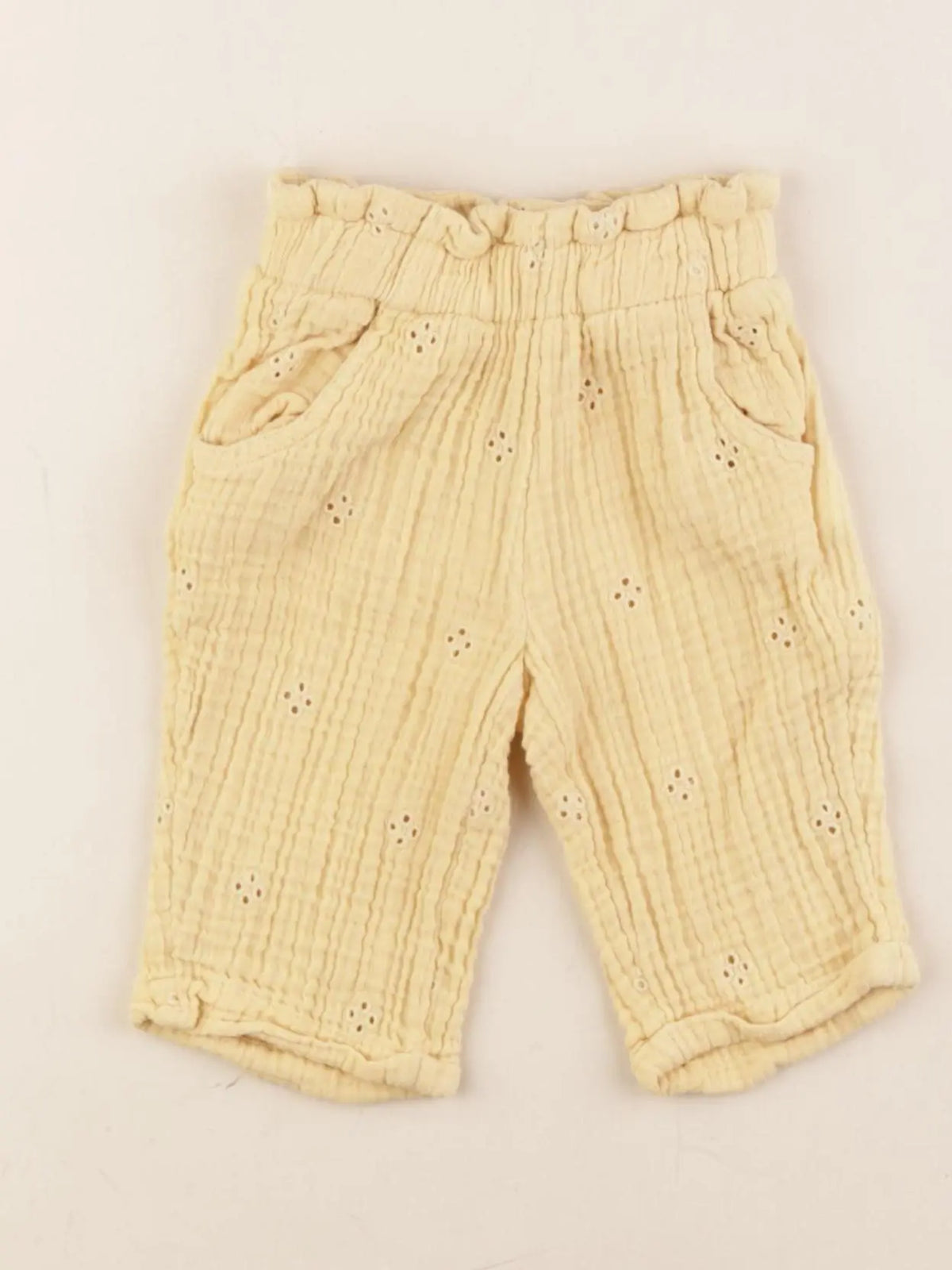 Tape à l'oeil - pantalon jaune - 3 mois