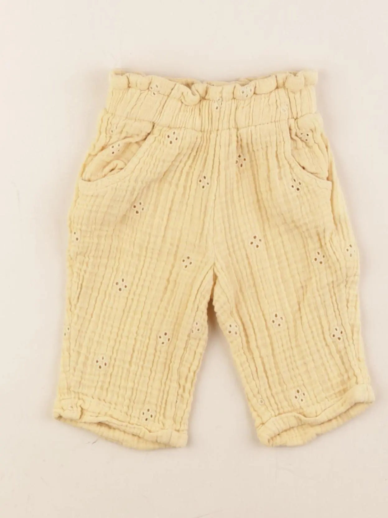 Tape à l'oeil - pantalon jaune - 3 mois