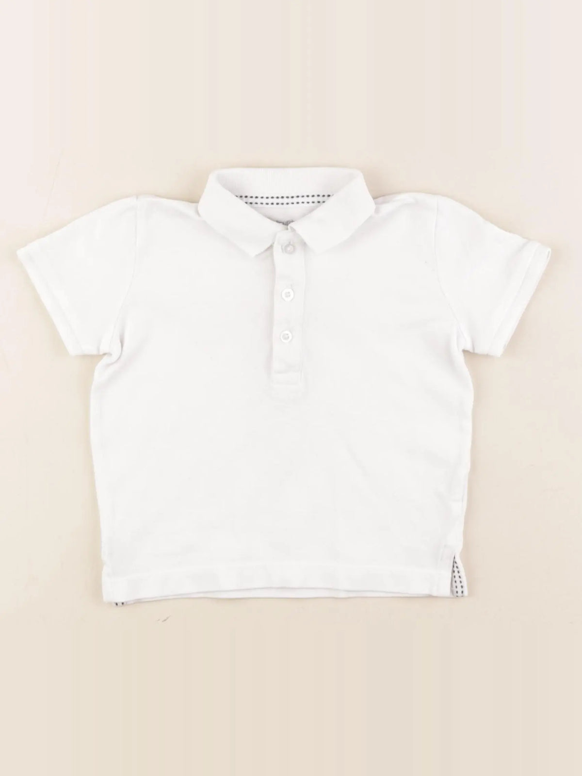 Boutchou - polo blanc - 9 mois