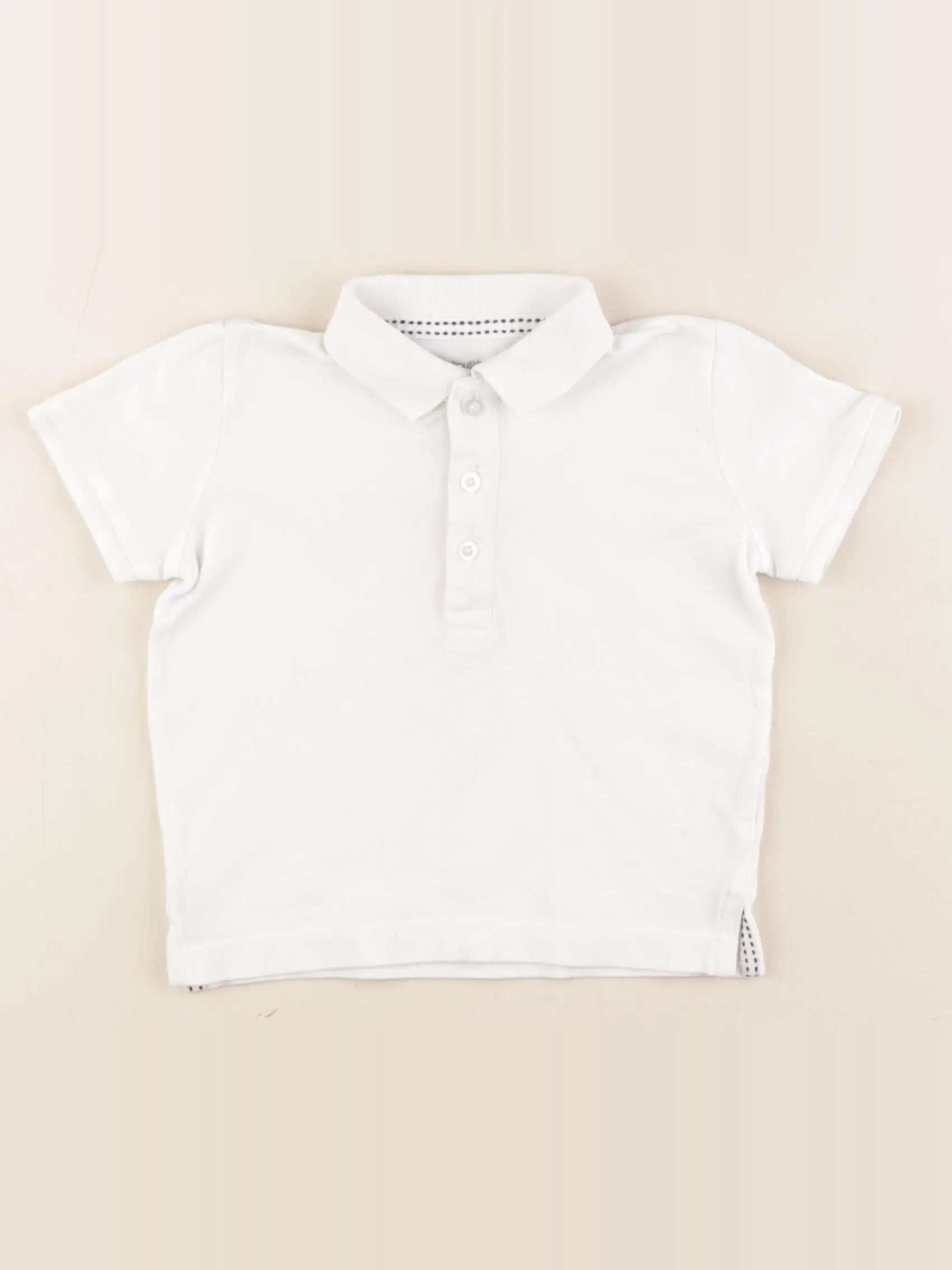 Boutchou - polo blanc - 9 mois