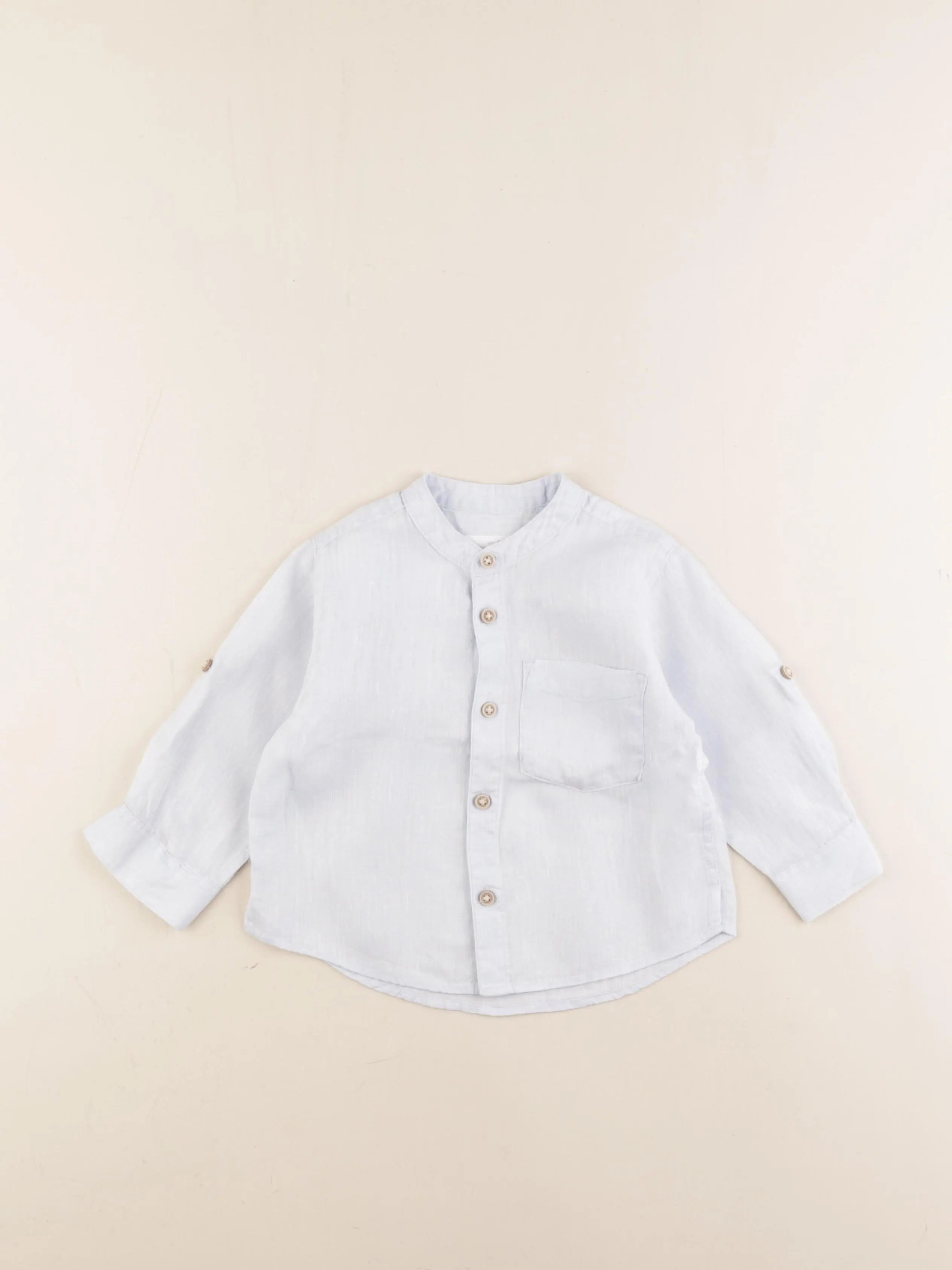 Zara - chemise bleu - 9/12 mois
