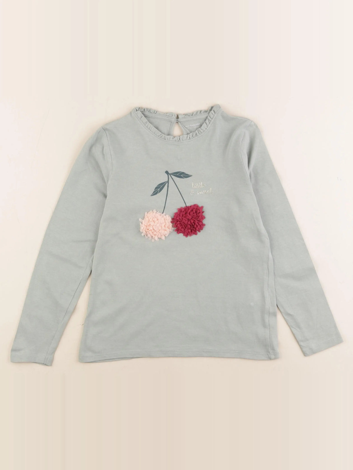 Vertbaudet - tee-shirt vert - 8 ans