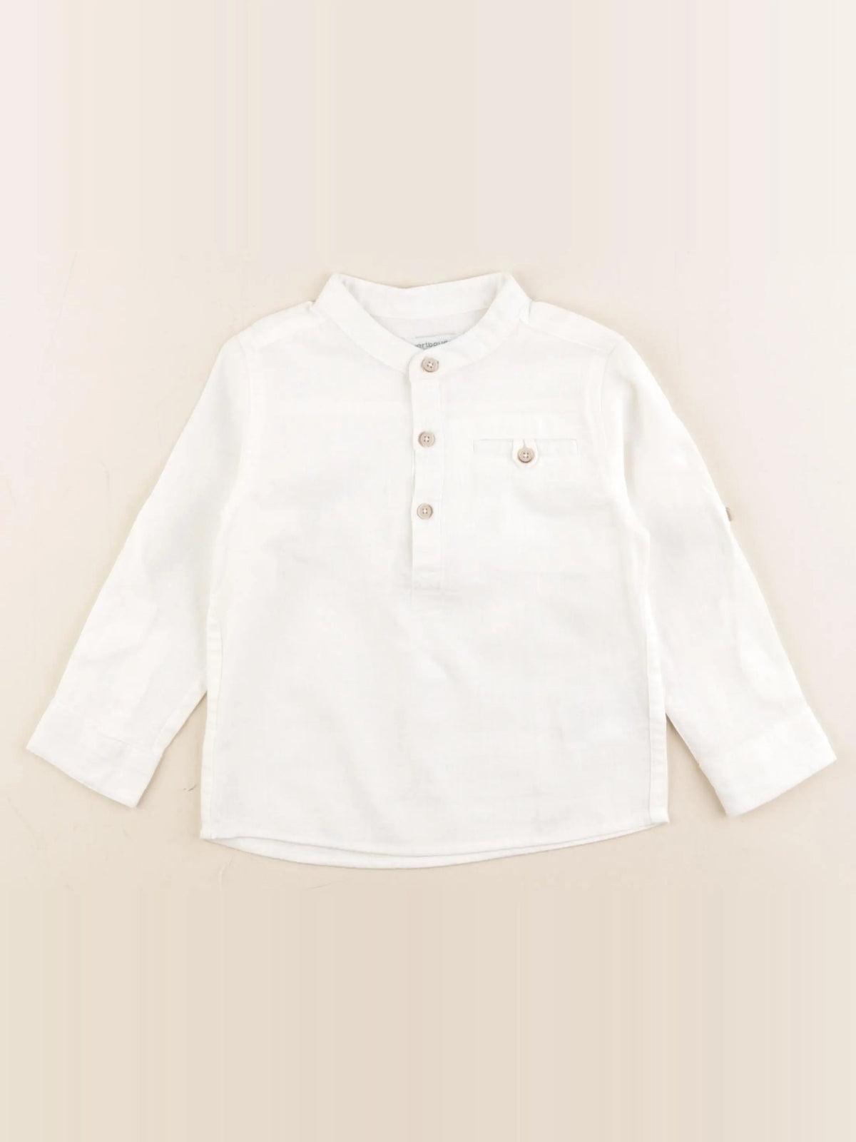 Vertbaudet - chemise blanc - 3 ans