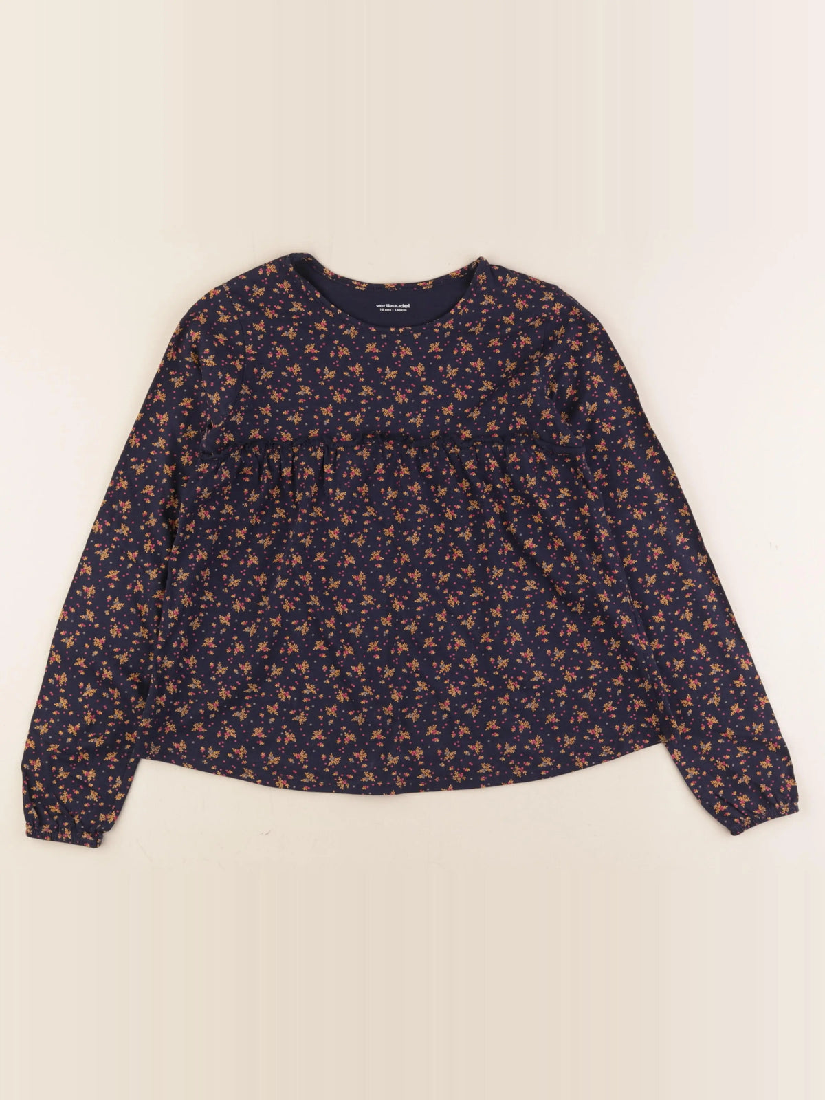 Vertbaudet - tee-shirt bleu - 10 ans