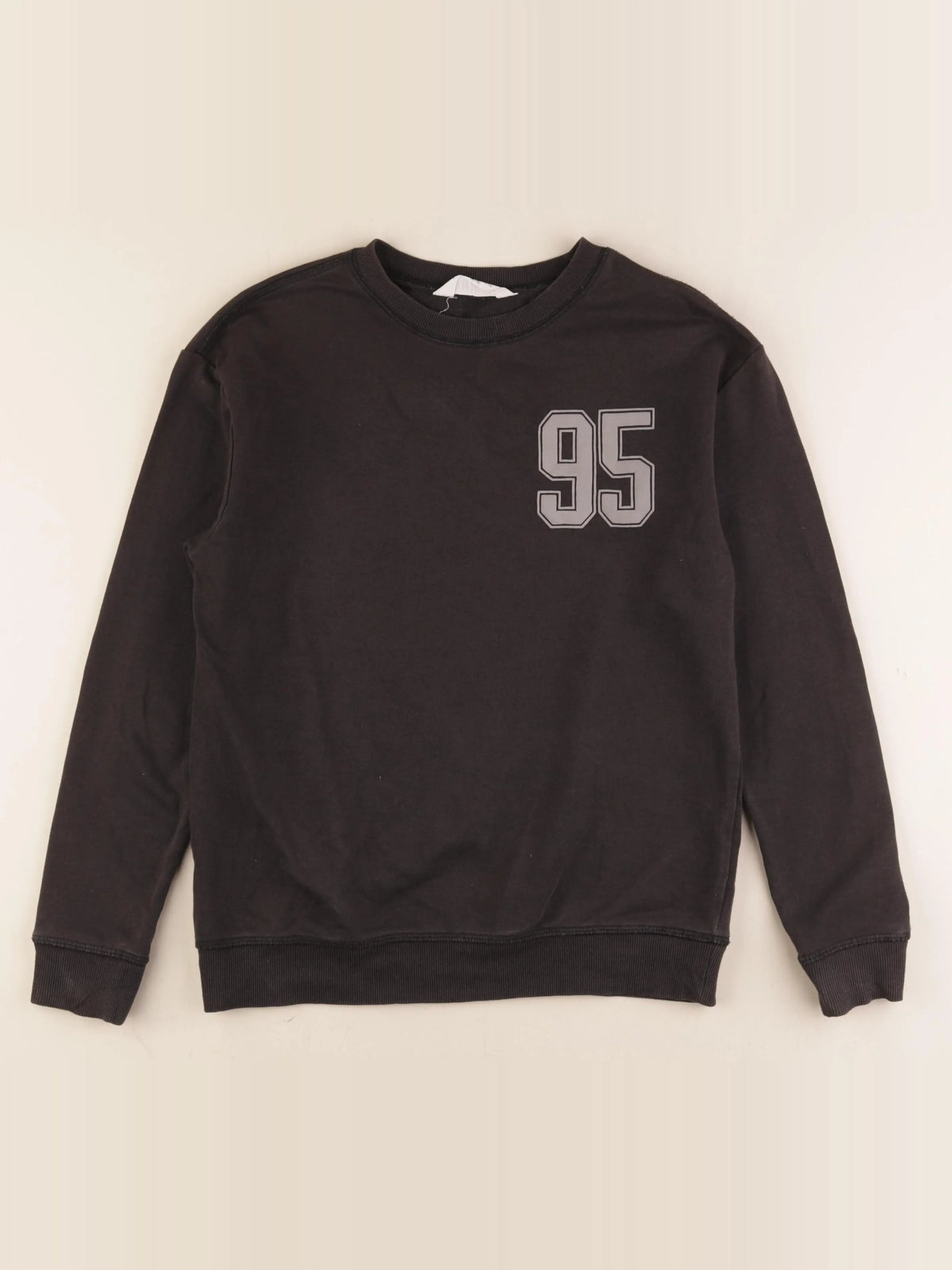 H&M - sweat noir - 10/12 ans