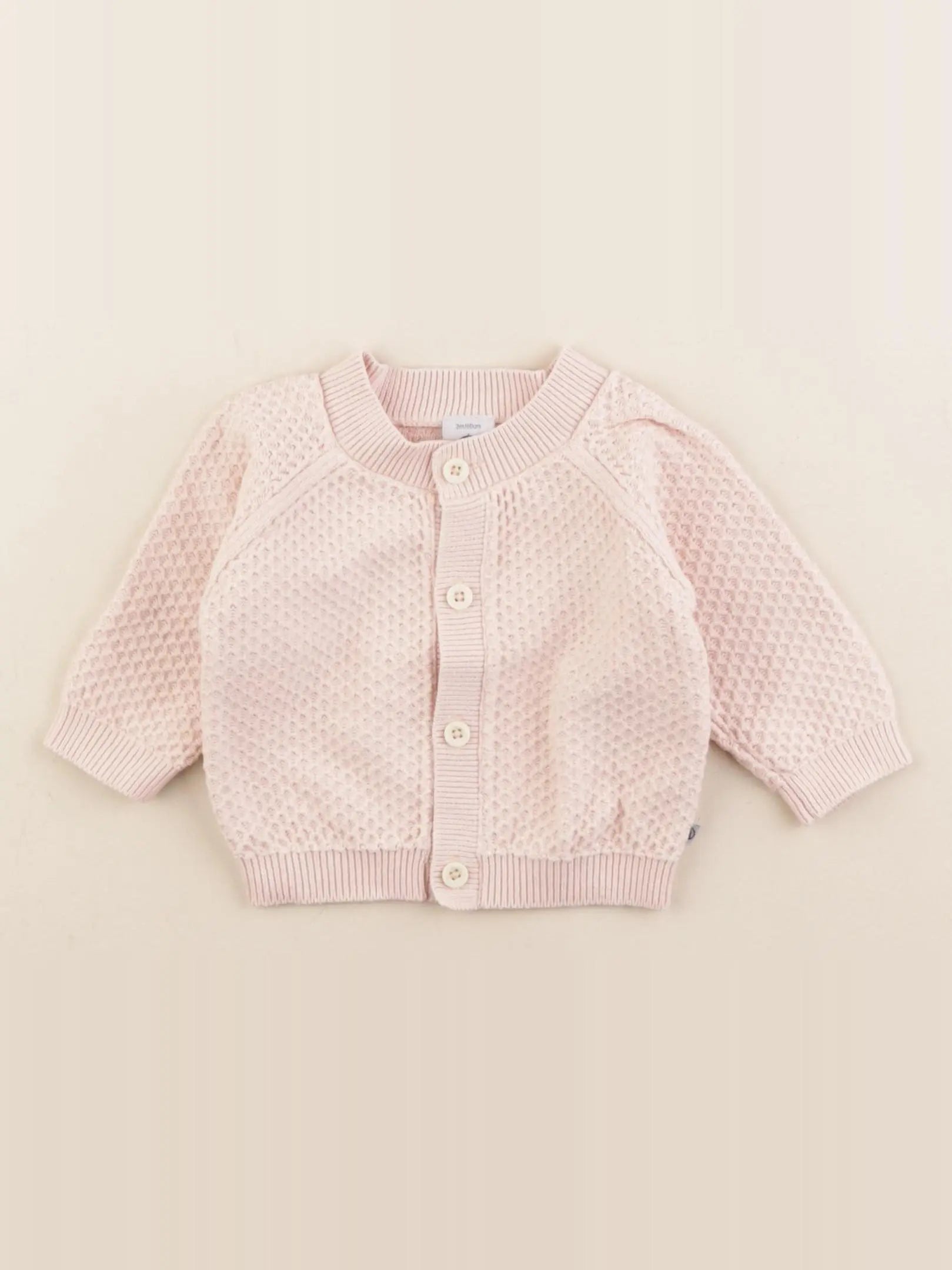 Petit Bateau - gilet rose - 3 mois