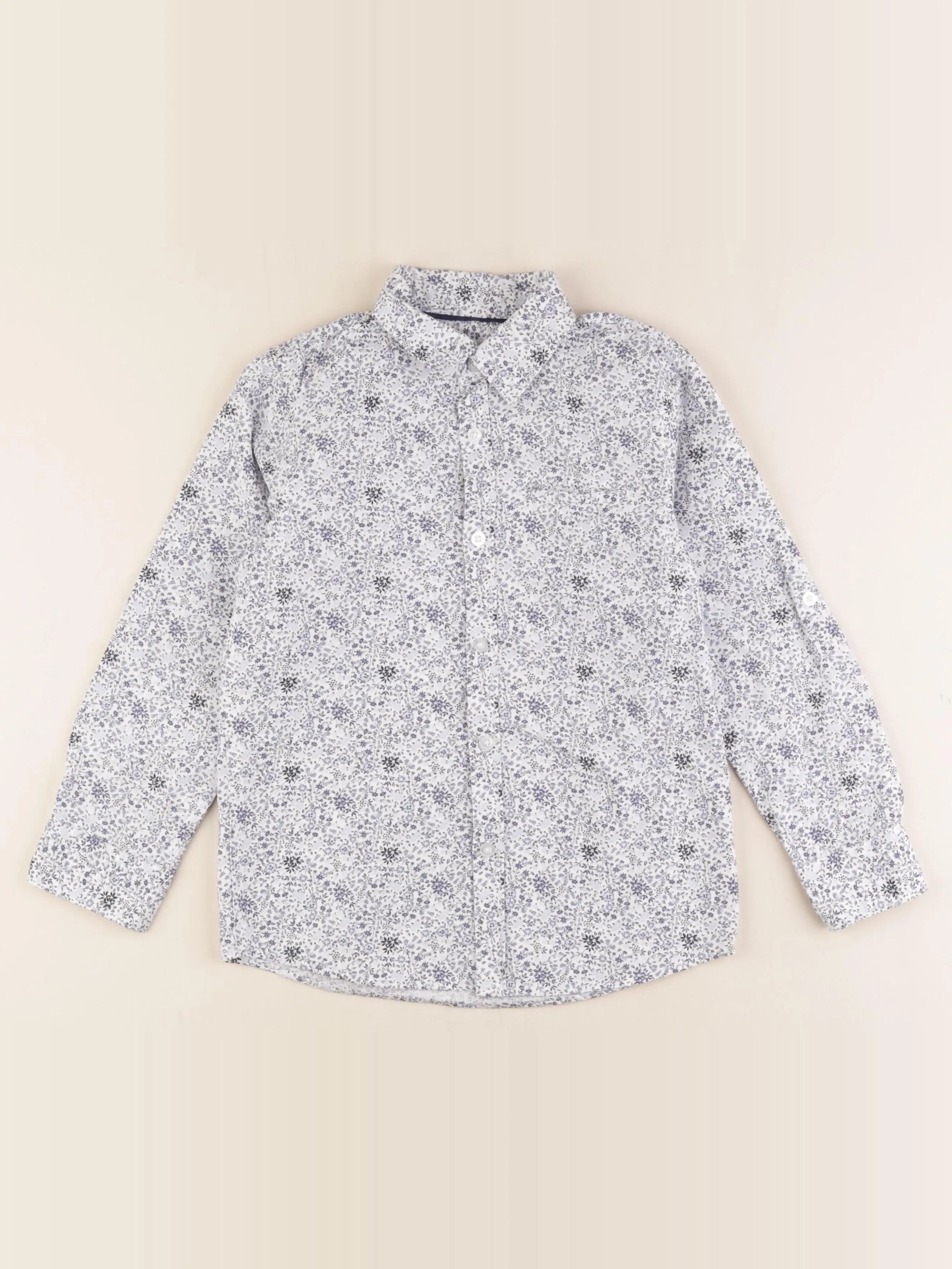 Vertbaudet - chemise bleu - 8 ans